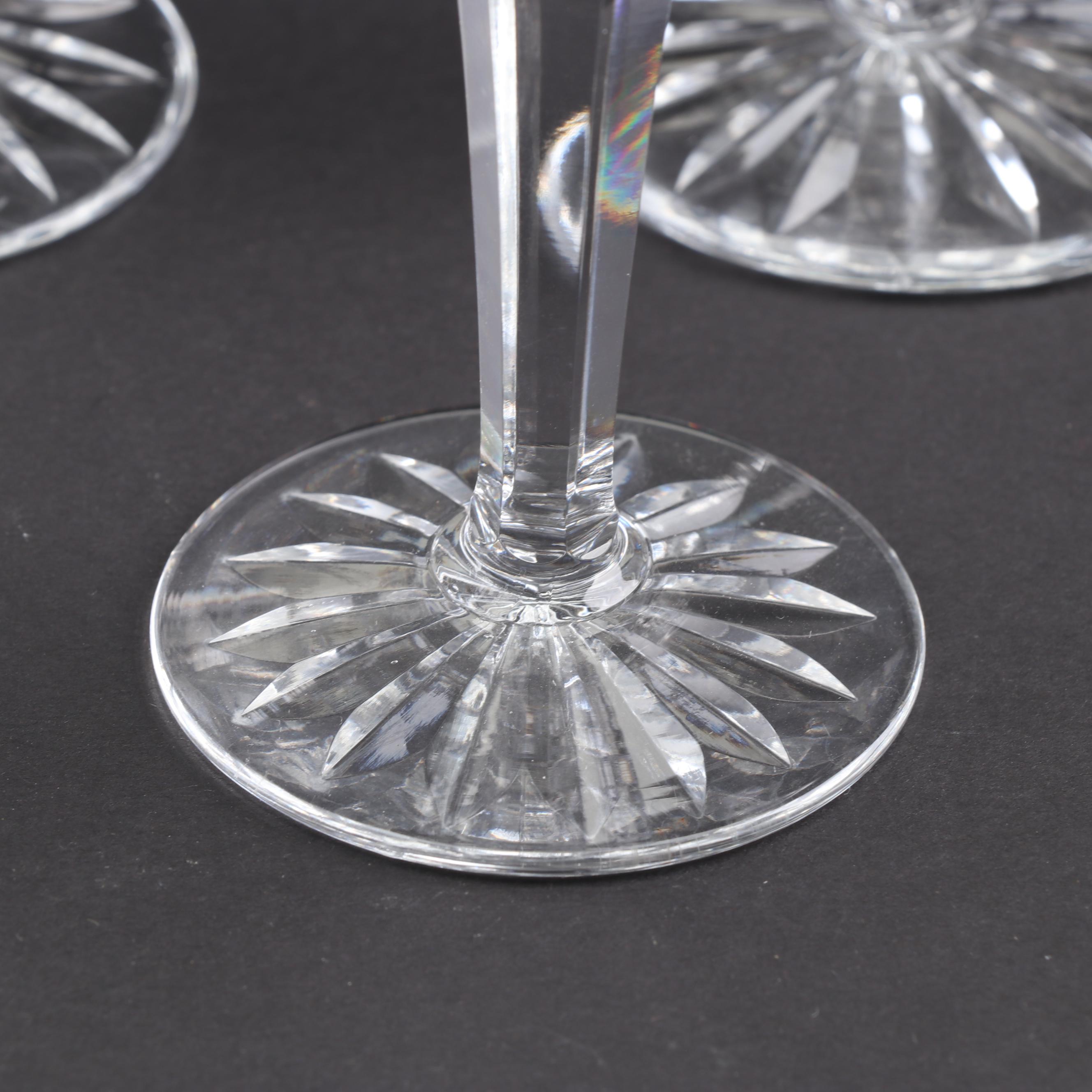 Waterford Crystal "Lismore" Claret Wine Glass Set
