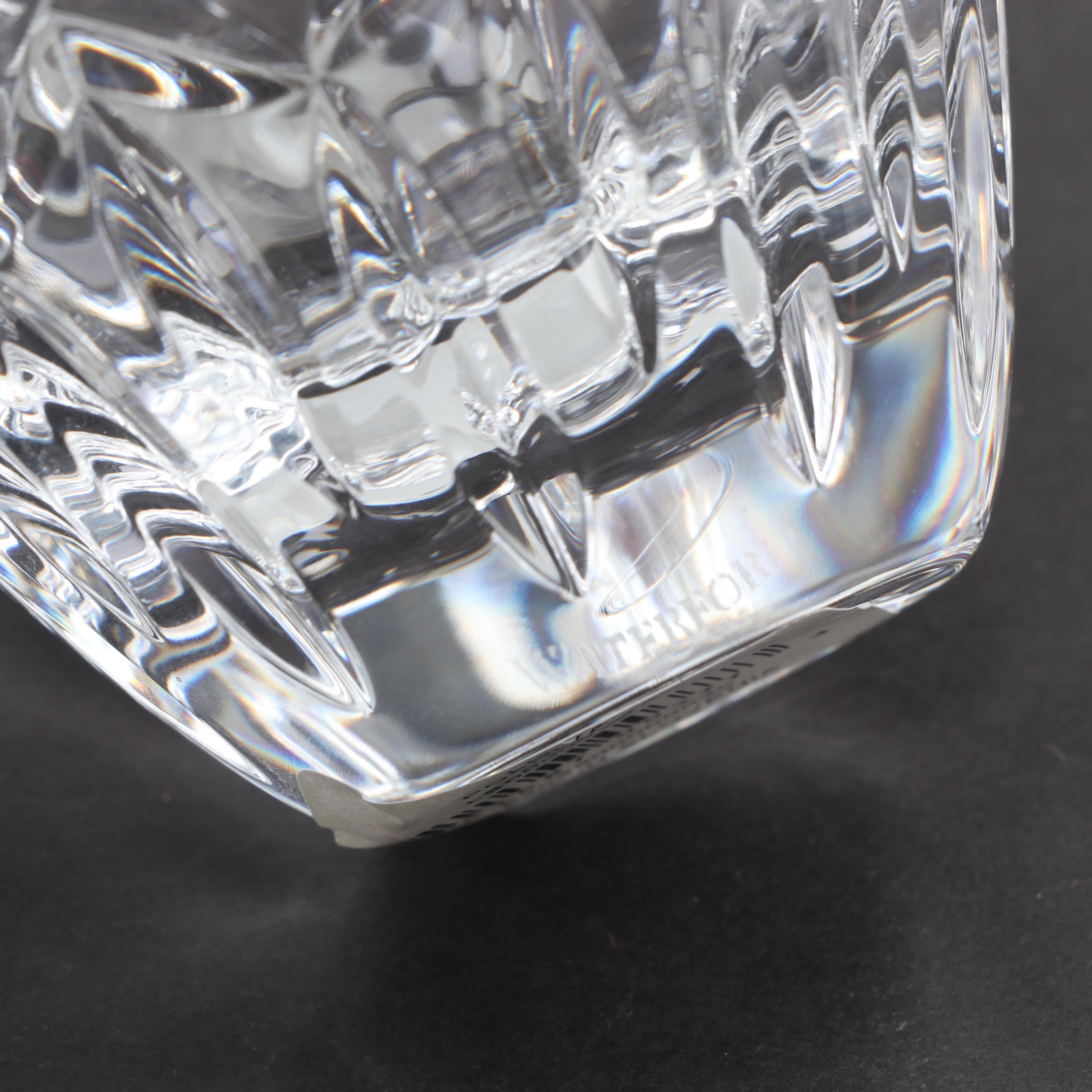 Waterford Crystal "Wedding Collection" Cake Plate and "Lola" Posy Vase