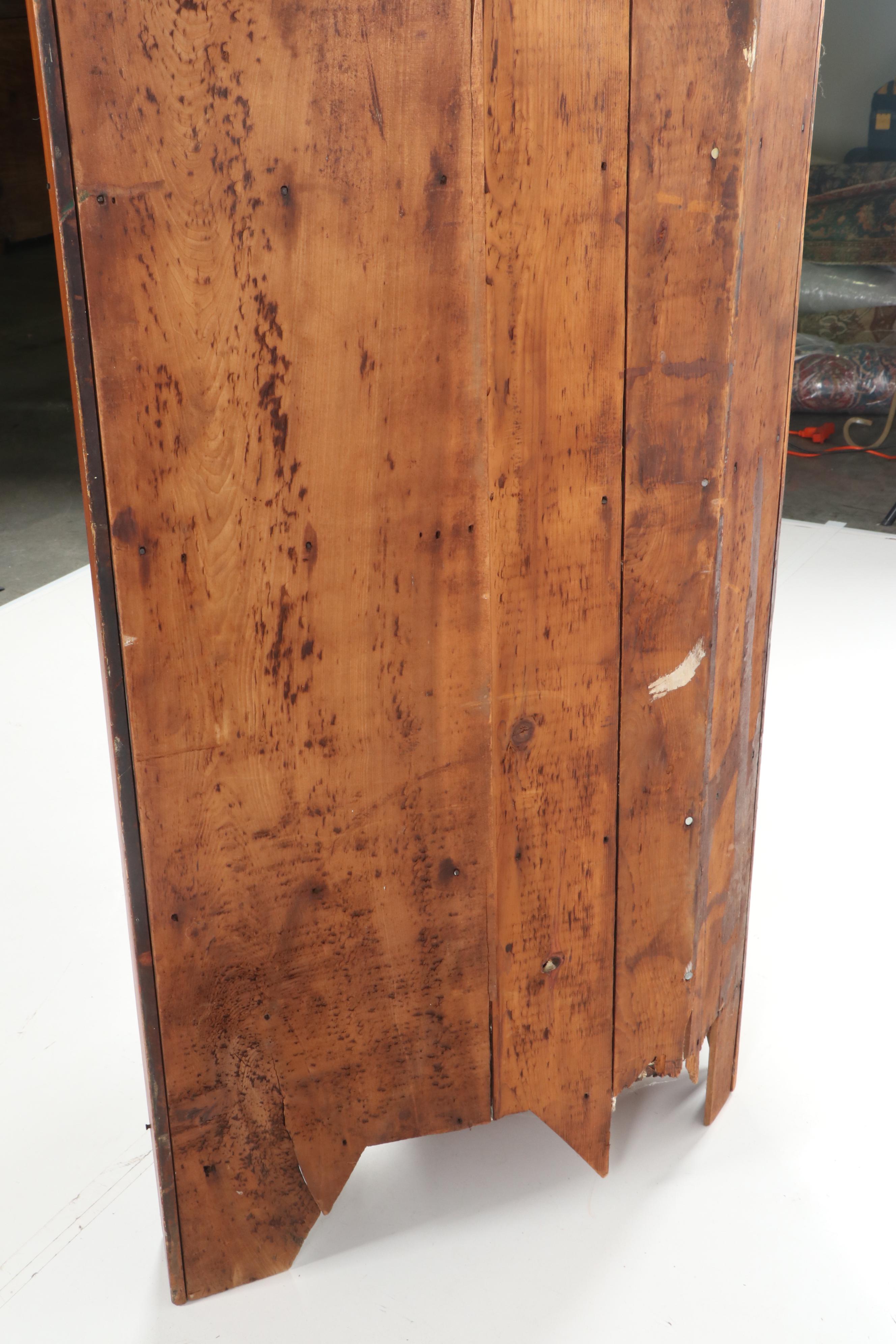 Cherrywood Corner Cabinet, Early 20th Century