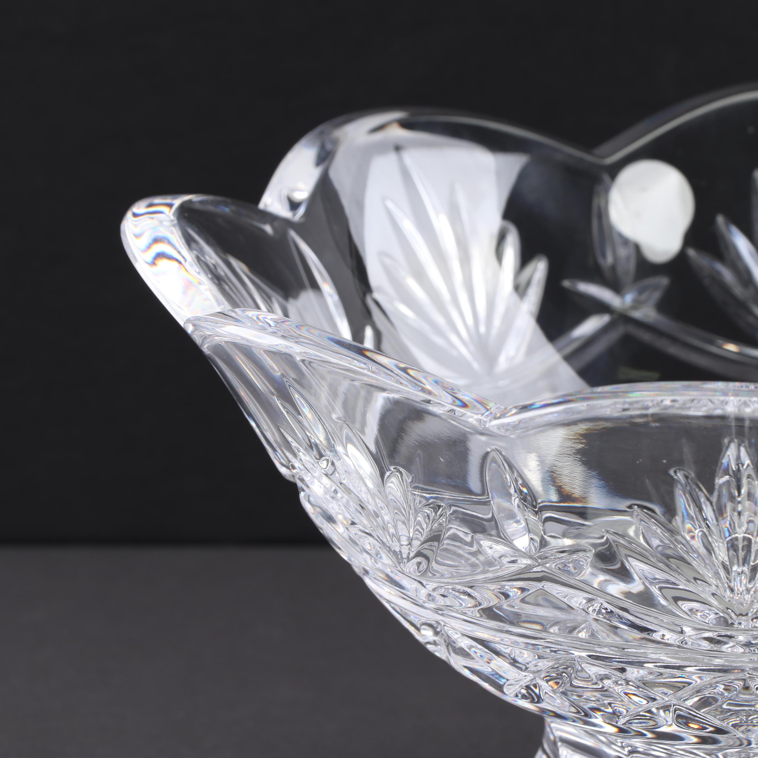 Waterford Crystal "Newgrange" Footed Bowl