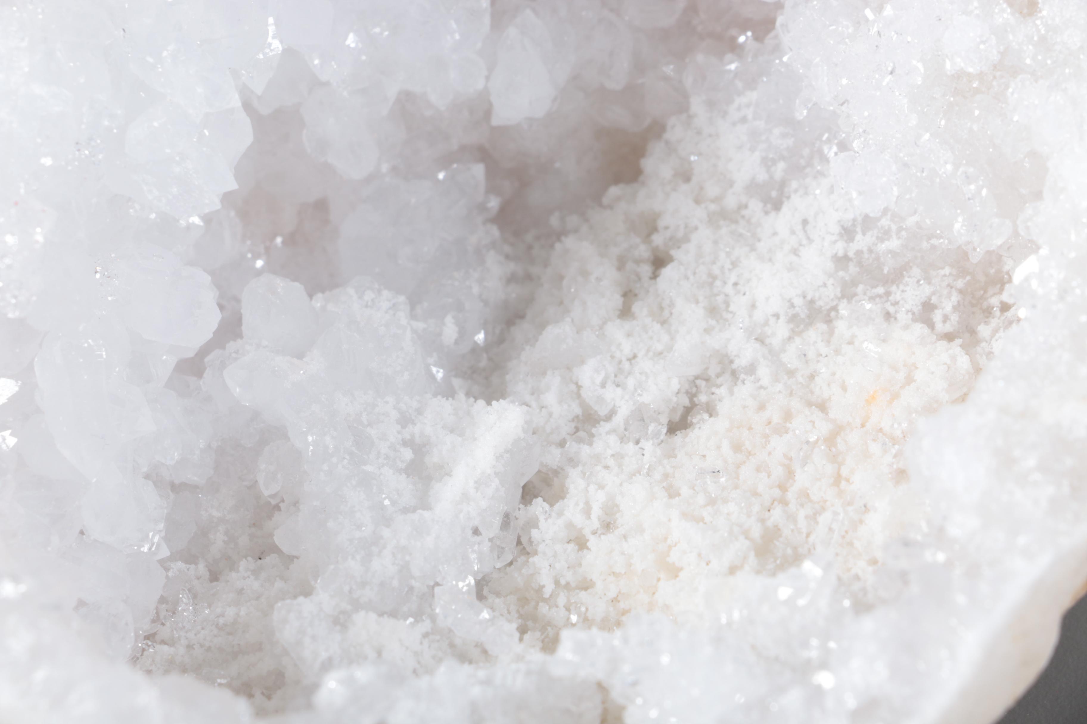 Moroccan White Quartz Geode Specimens