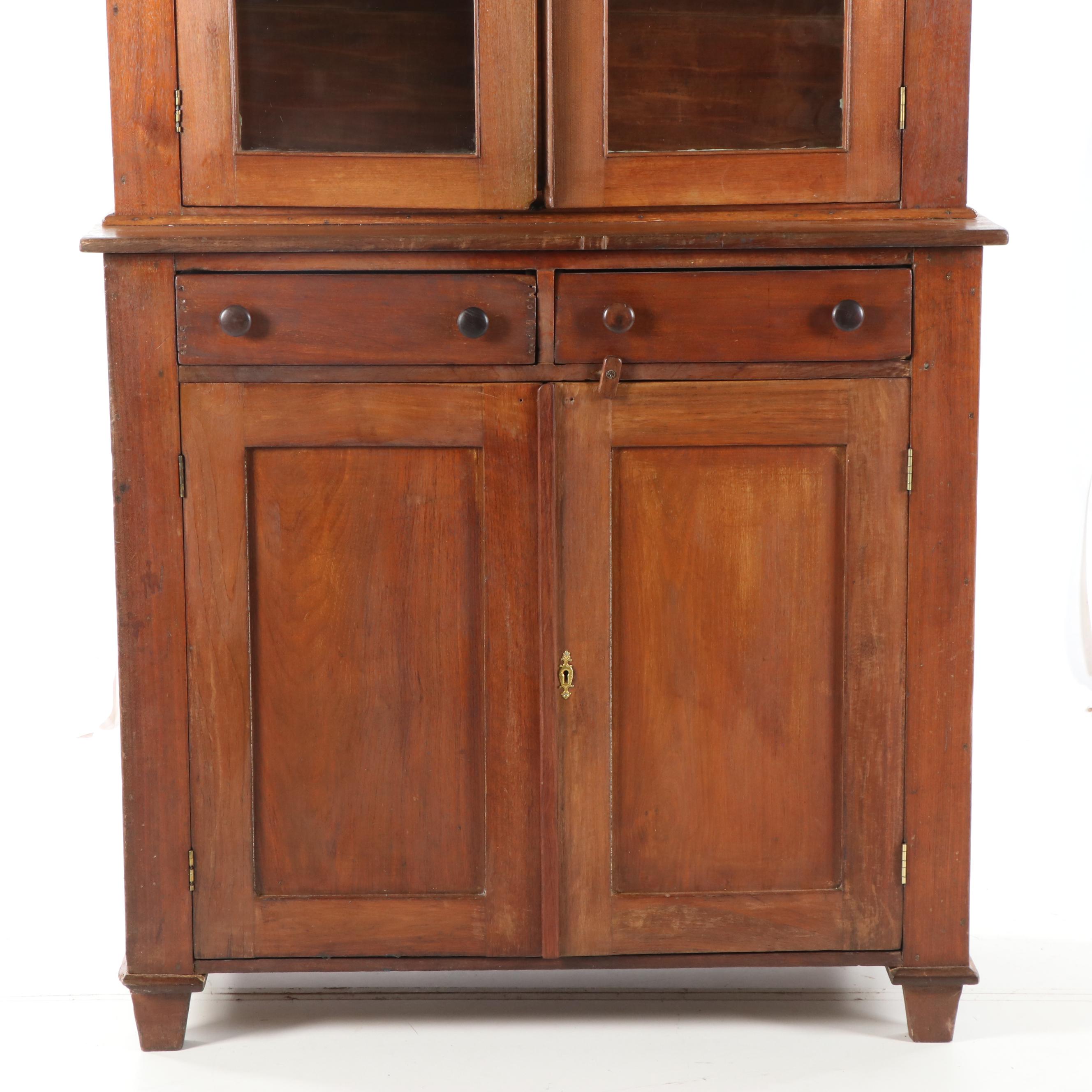 Cherrywood China Cabinet, Late 19th Century