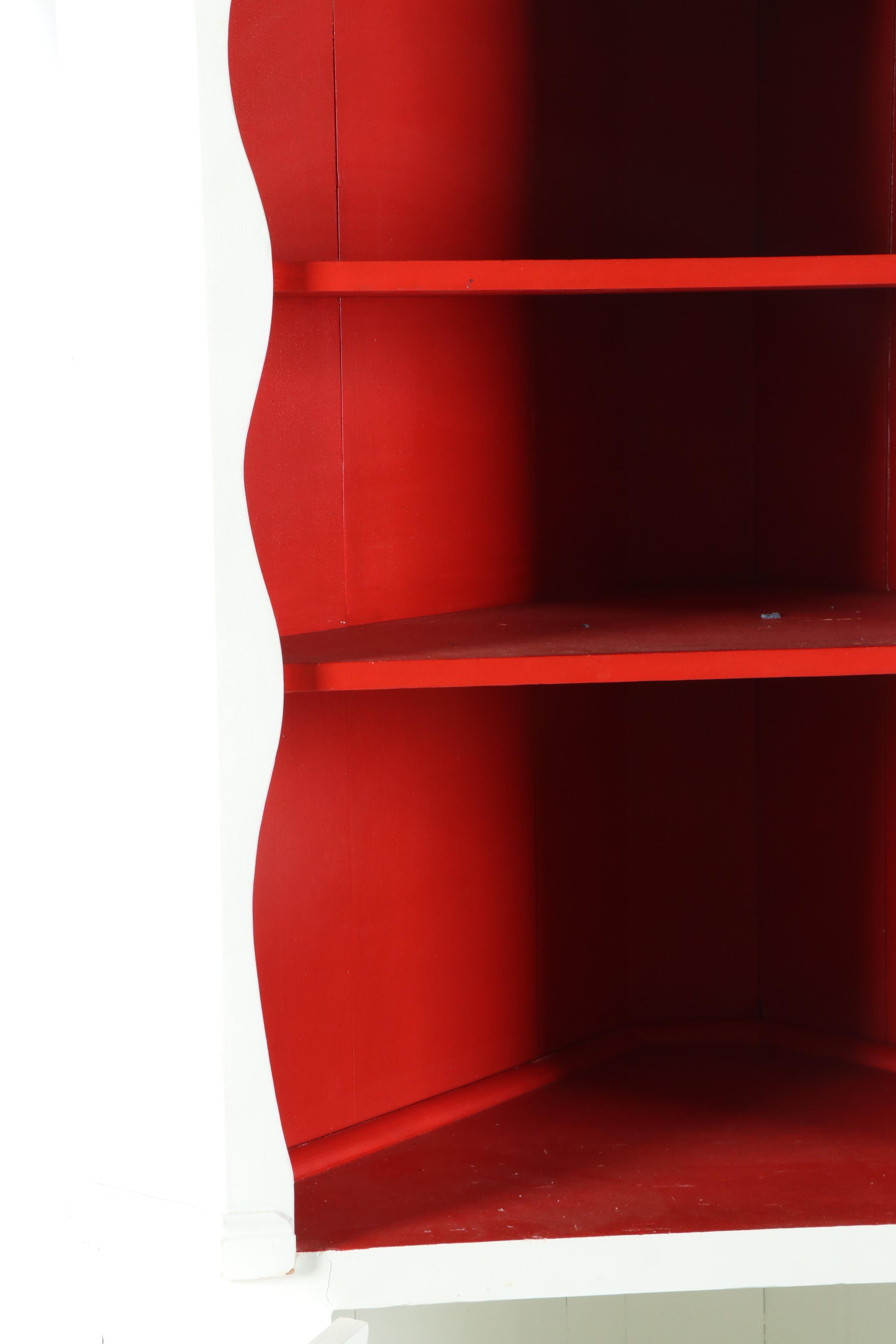 Painted Corner Cabinet, Early 20th Century