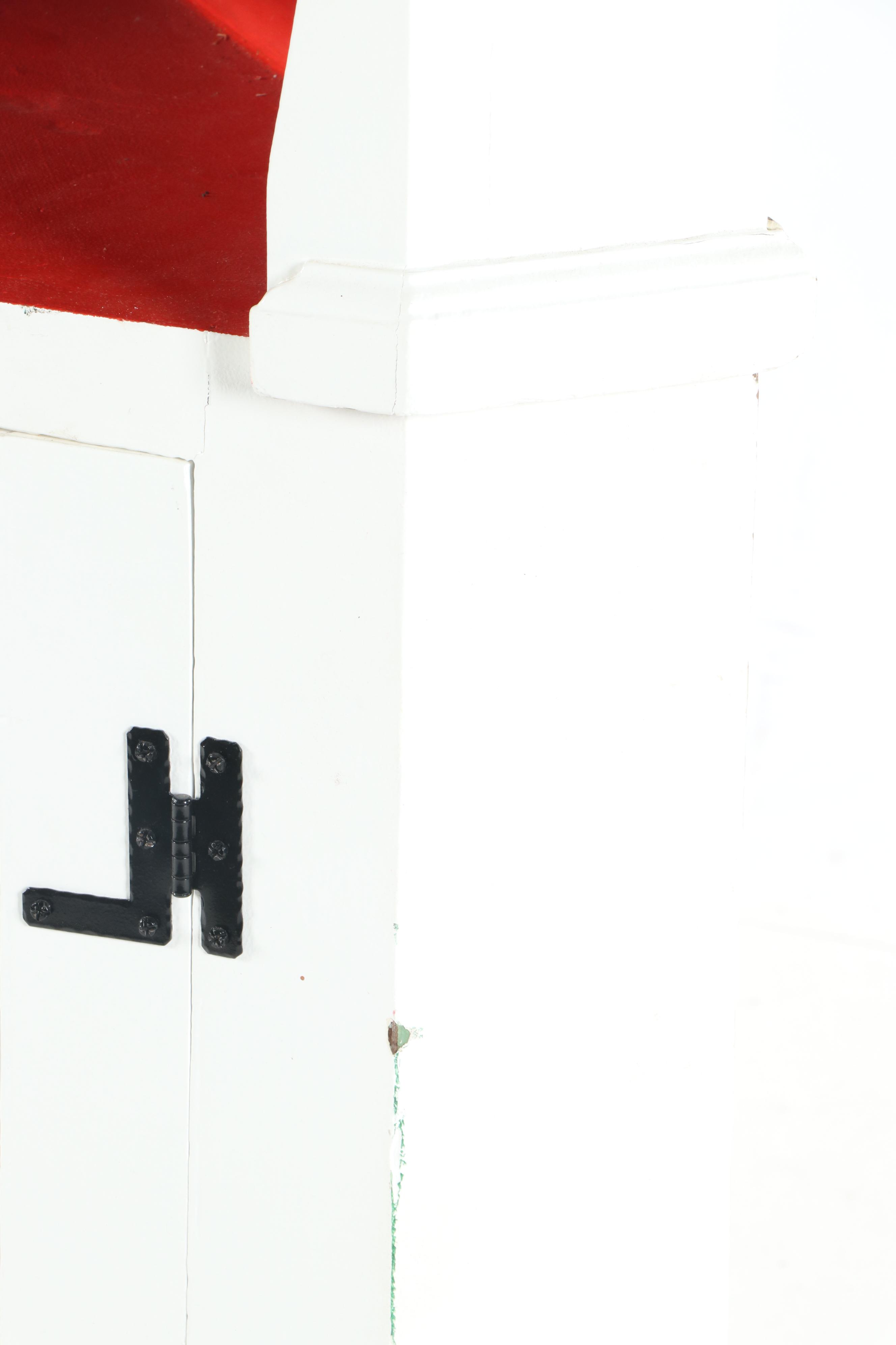 Painted Corner Cabinet, Early 20th Century