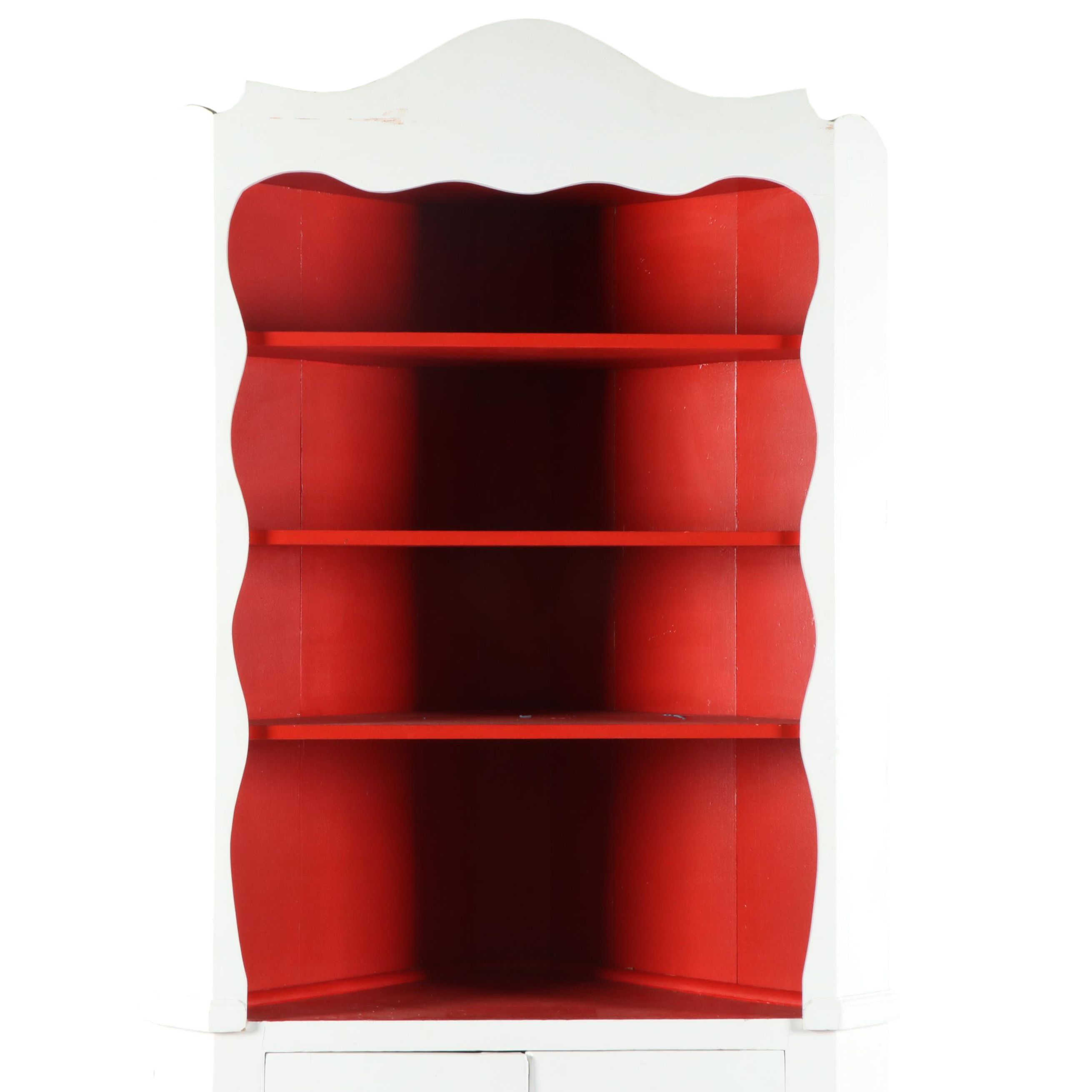 Painted Corner Cabinet, Early 20th Century