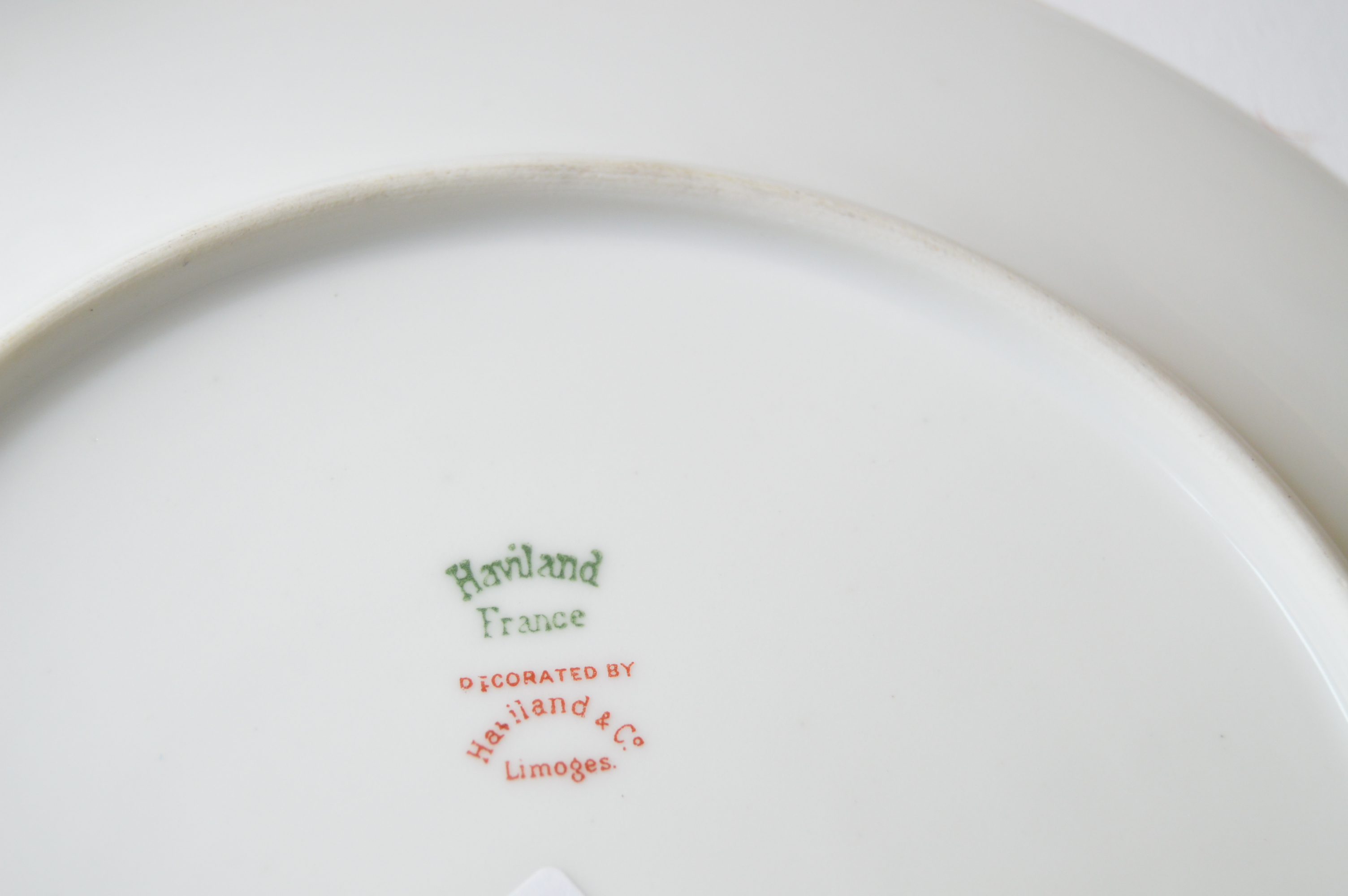 Haviland "Yale" Bone China Dinnerware, Setting for Two