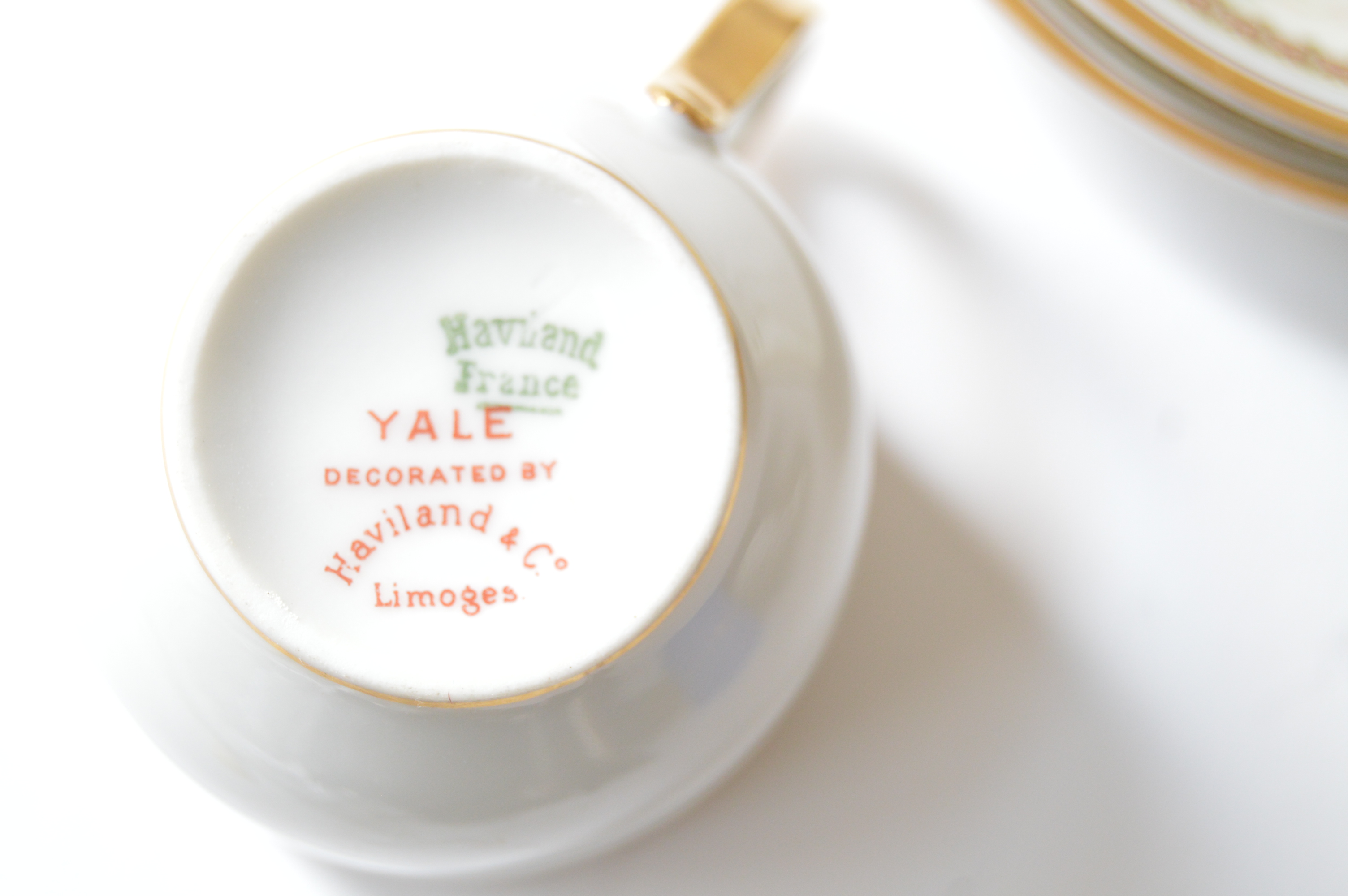 Haviland "Yale" Bone China Dinnerware, Setting for Two