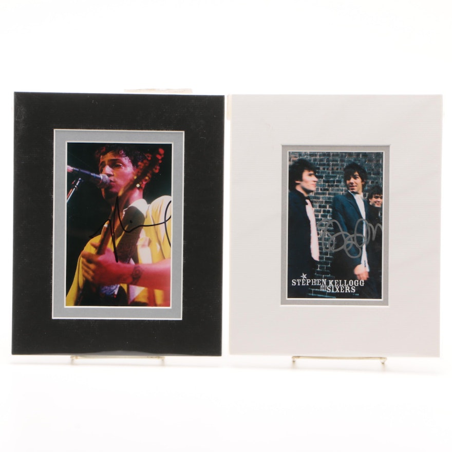 Stephen Kellogg and Michael Tolcher Autographed Photos