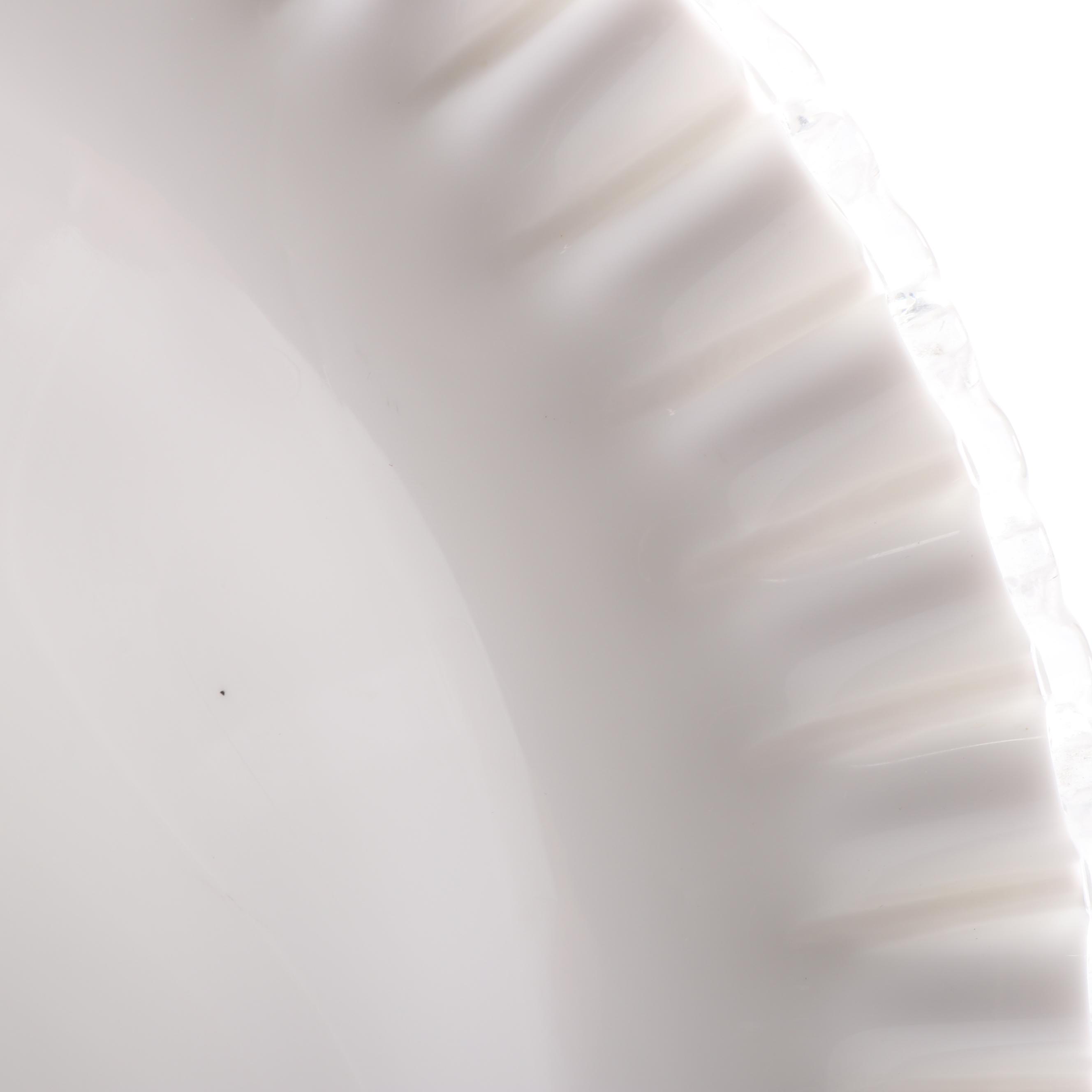 Vintage Fenton "Silver Crest" Glass Cake Stand