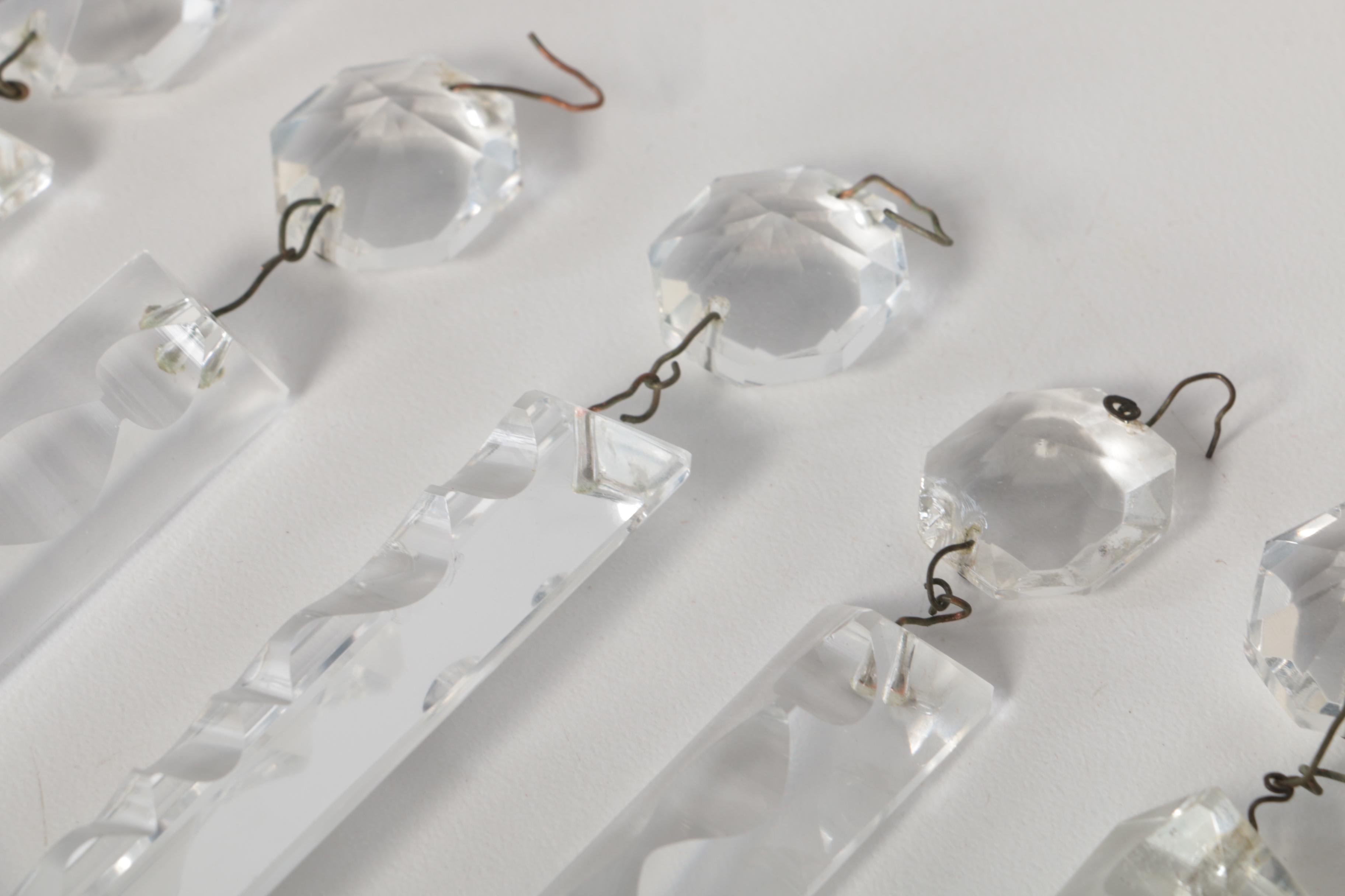 Bohemian Hand-Painted Cased Glass Table Lamp with Scalloped Shade, Circa 1940