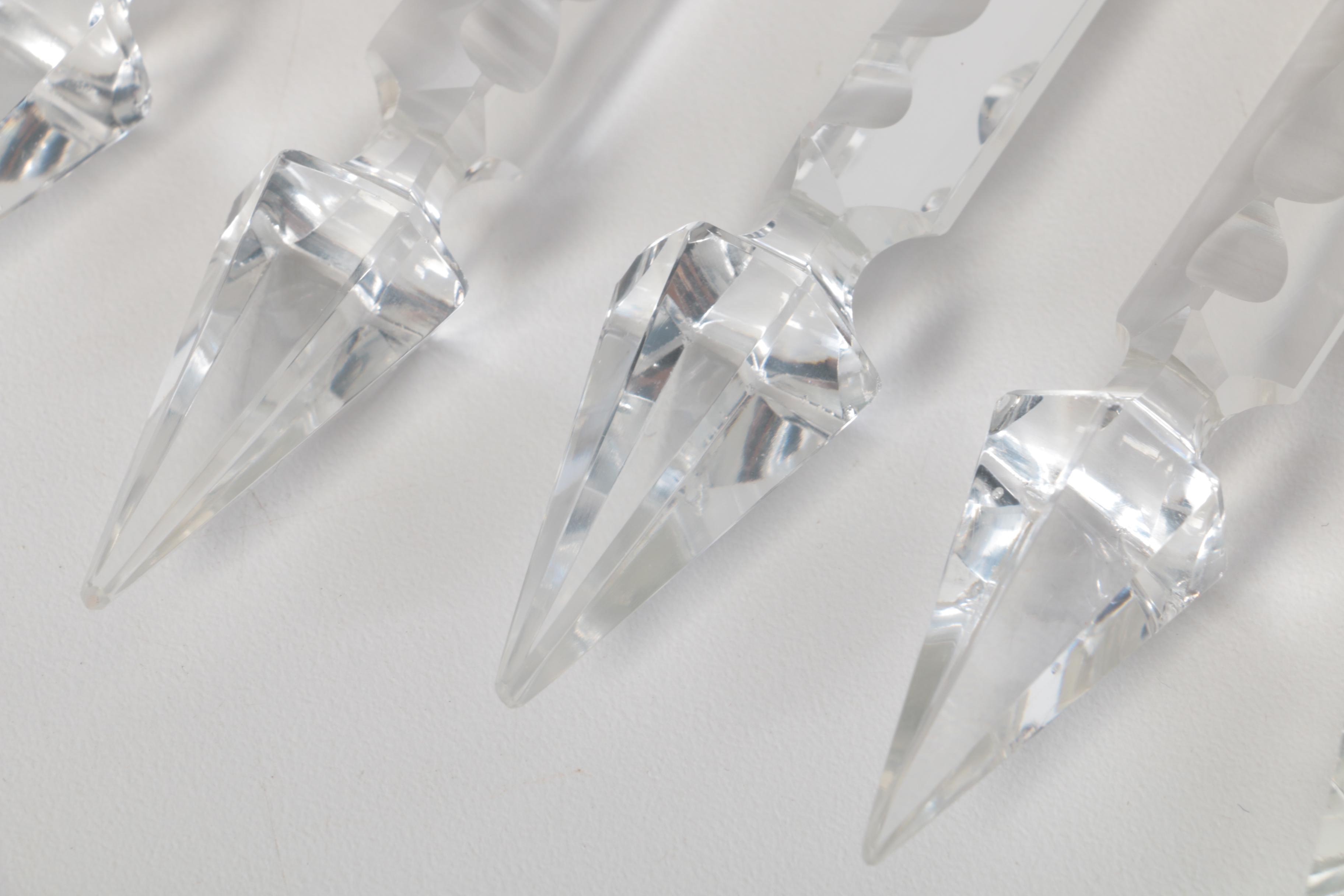 Bohemian Hand-Painted Cased Glass Table Lamp with Scalloped Shade, Circa 1940