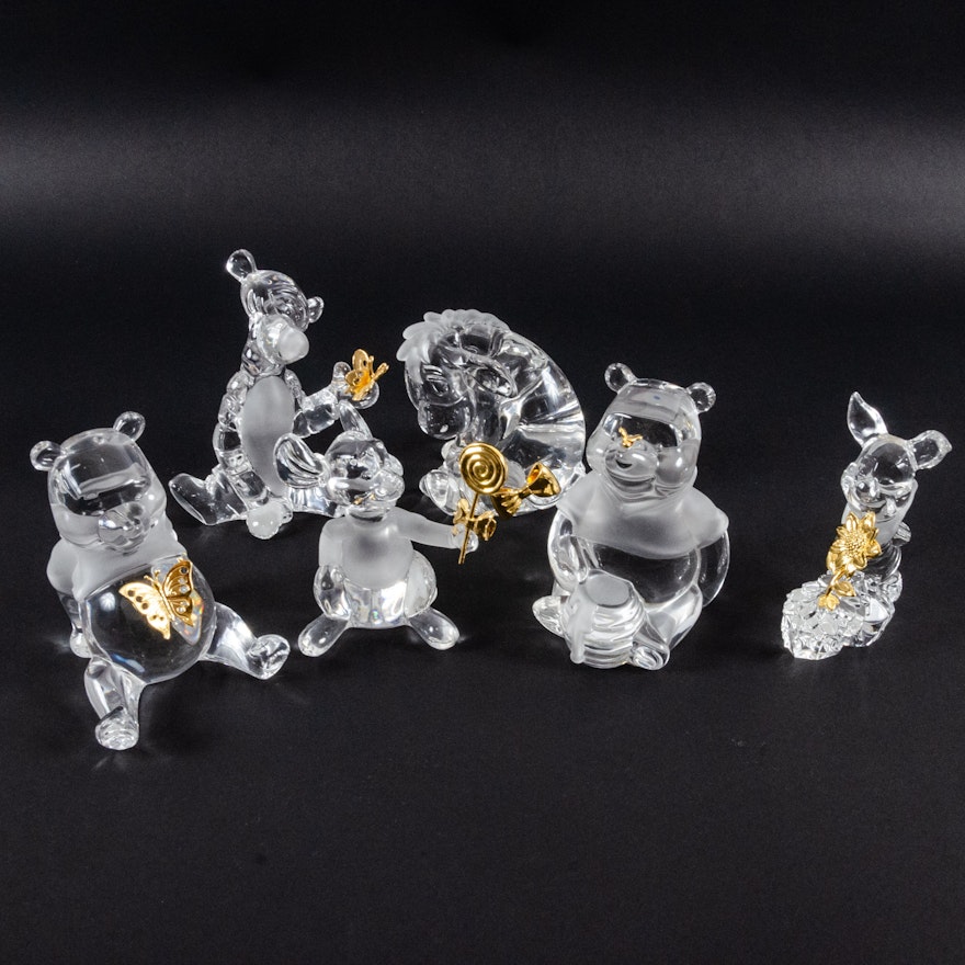 Disney "Winnie-the-Pooh" Crystal Figurines by Lenox