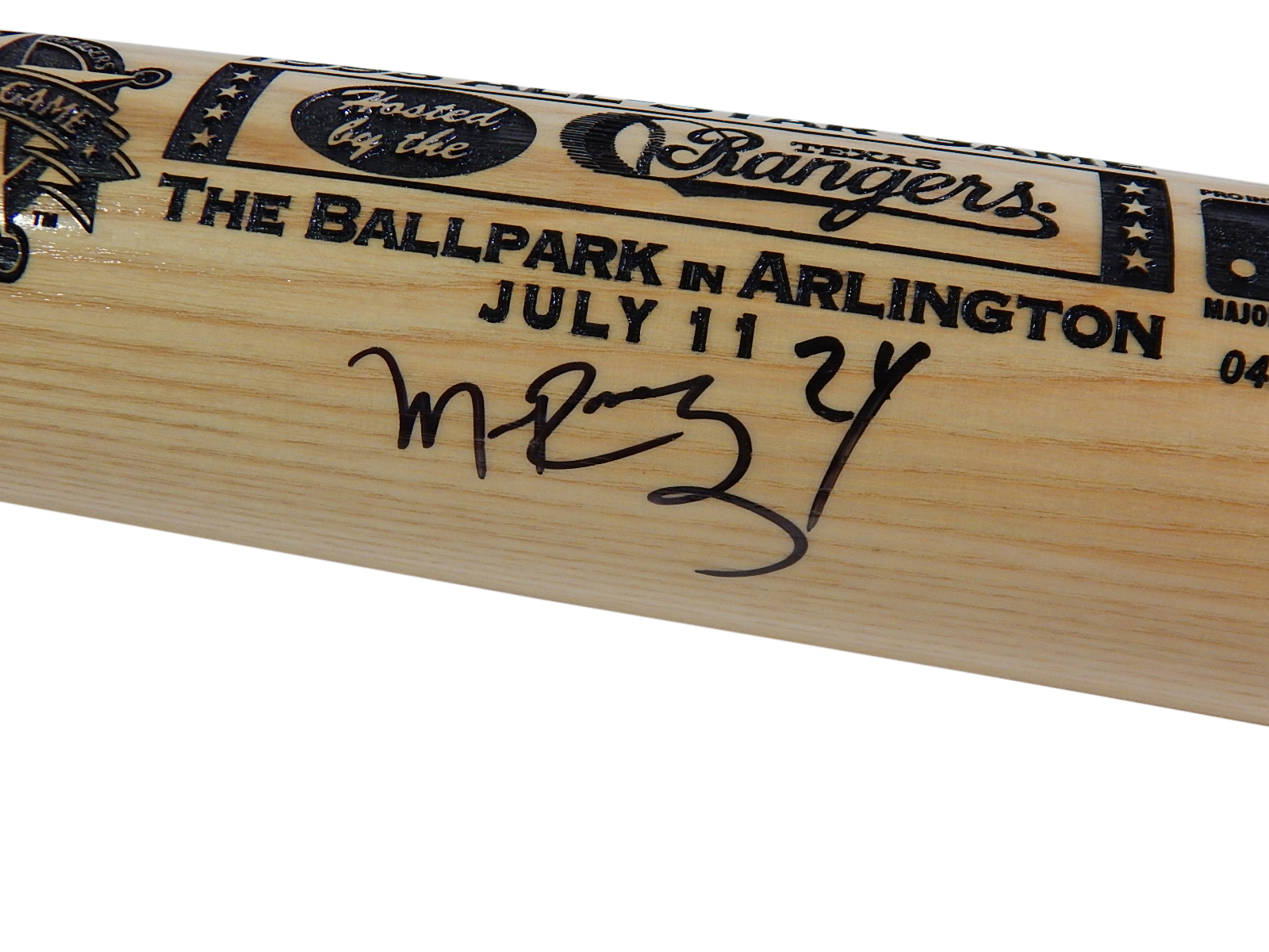 Signed Manny Ramirez Louisville Slugger 1995 All-Star Game Limited Baseball Bat