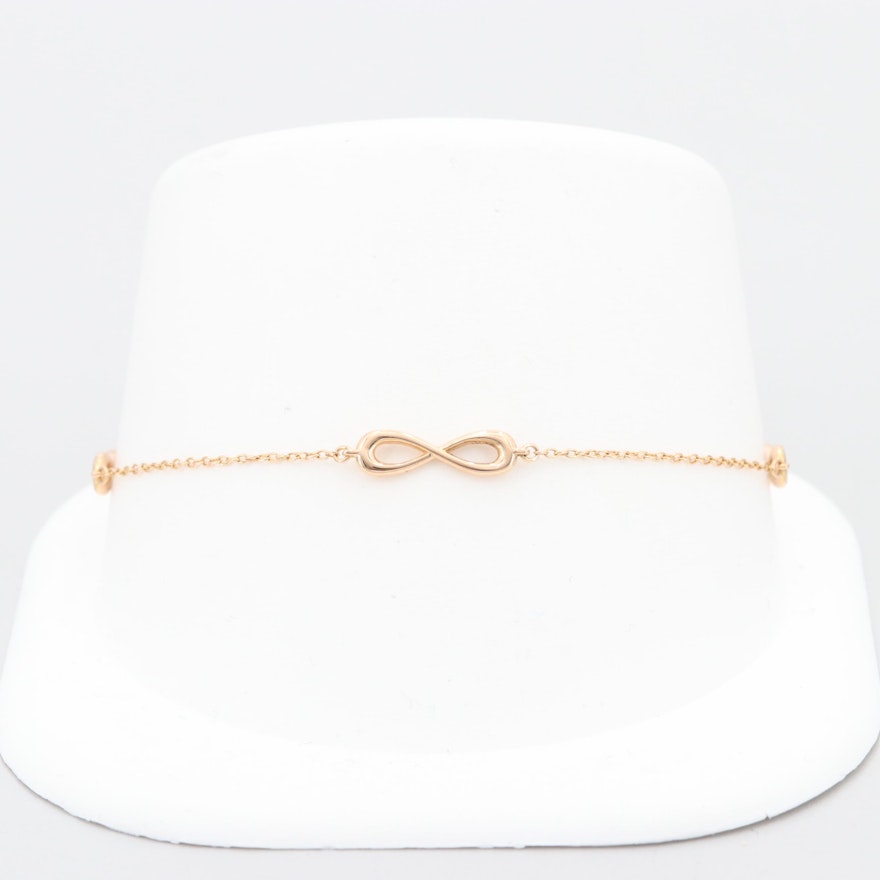 Tiffany & Co. 18K Yellow Gold Infinity Endless Bracelet