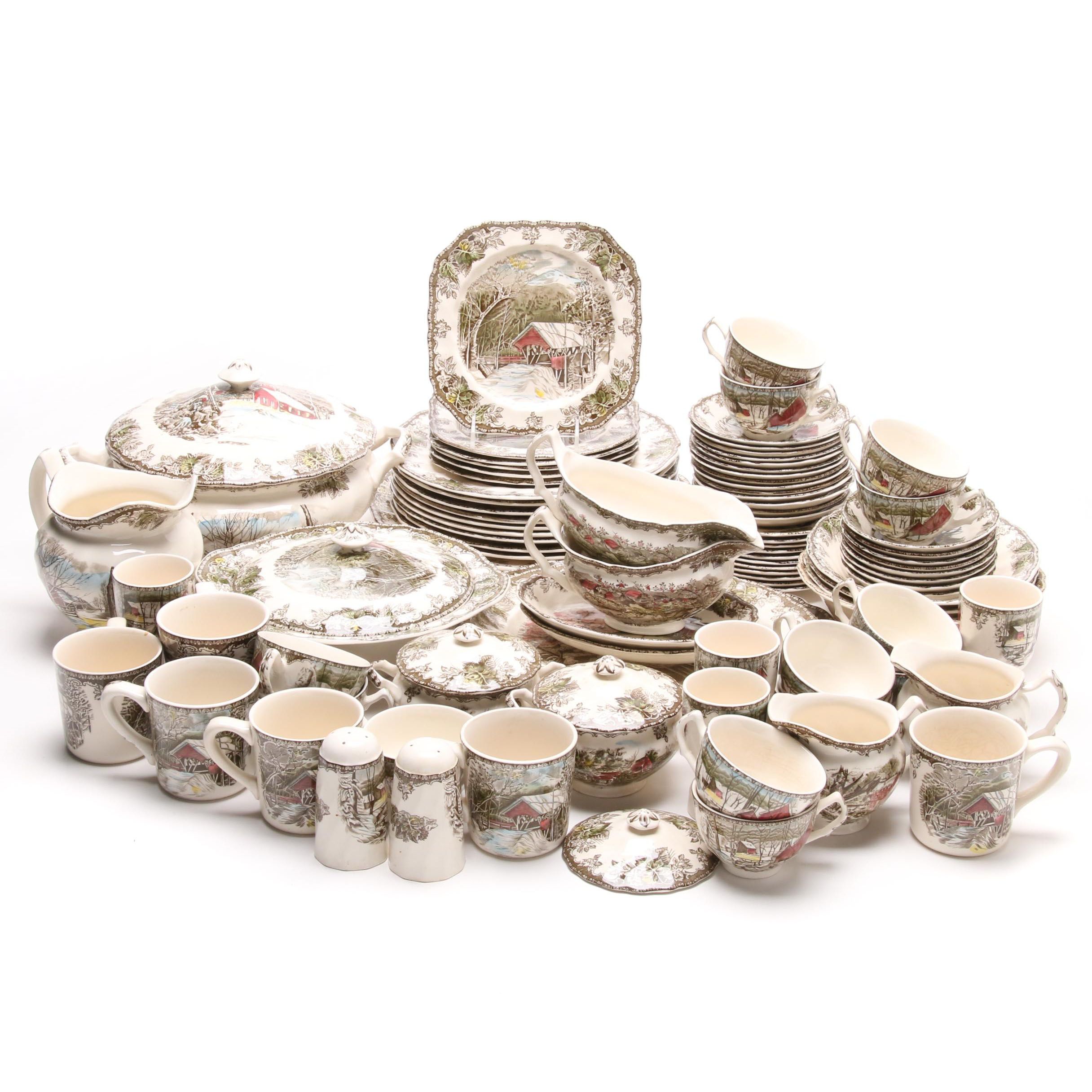 Johnson Brothers "Friendly Village" Pattern Dinnerware