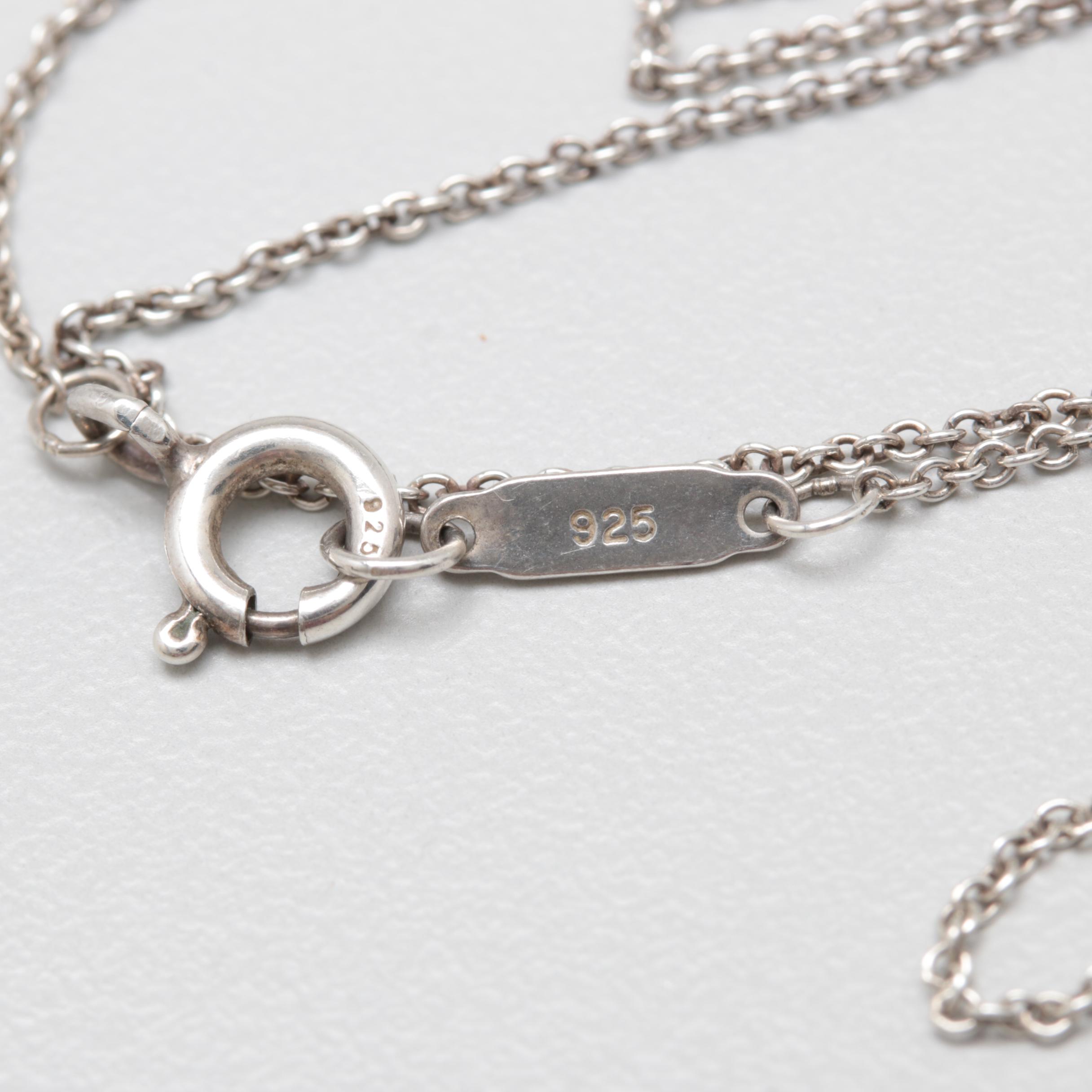 Tiffany & Co. "Return To Tiffany Collection" Sterling Silver Heart Necklace