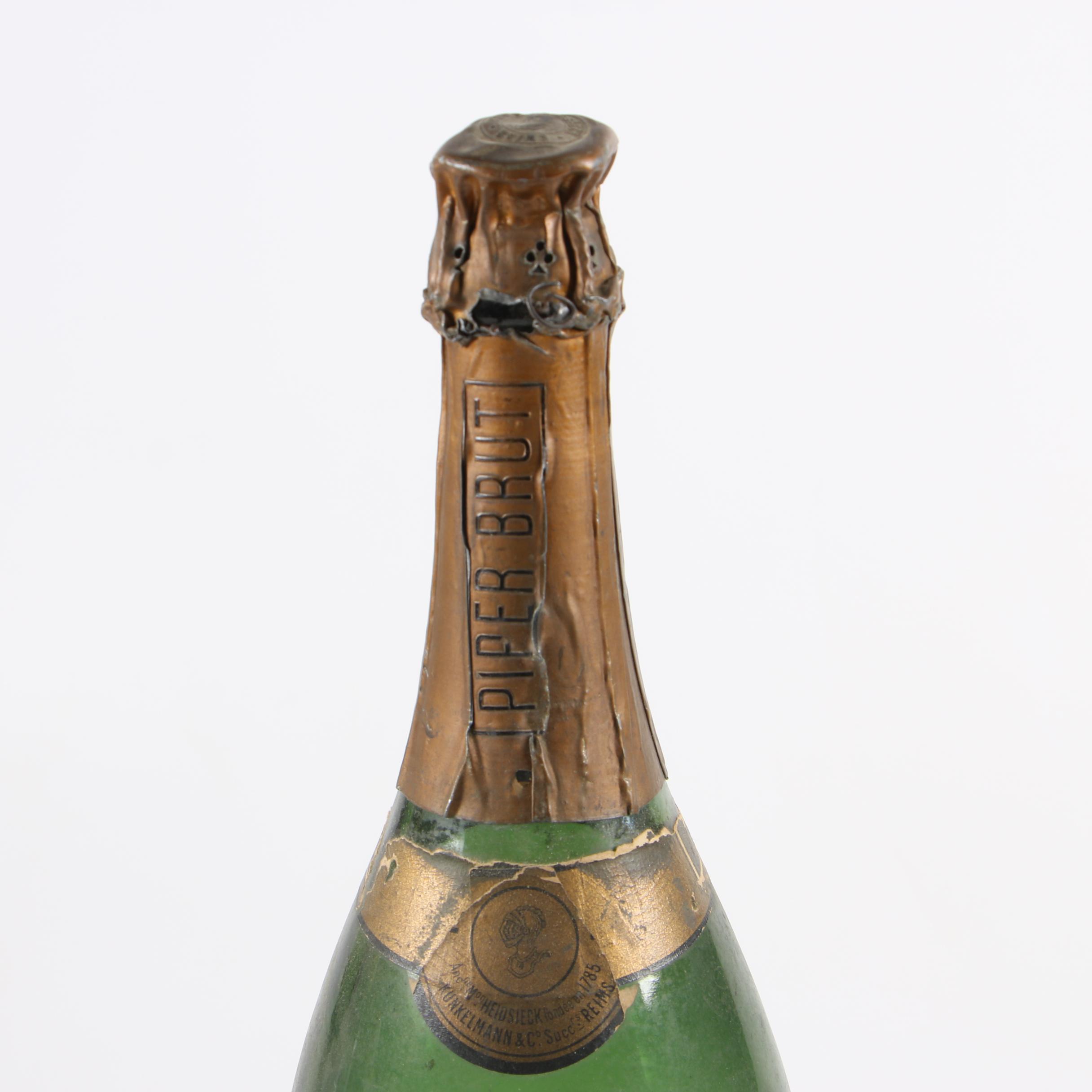 Piper-Heidsieck and Mumm Gordon Rouge Champagne Bottles