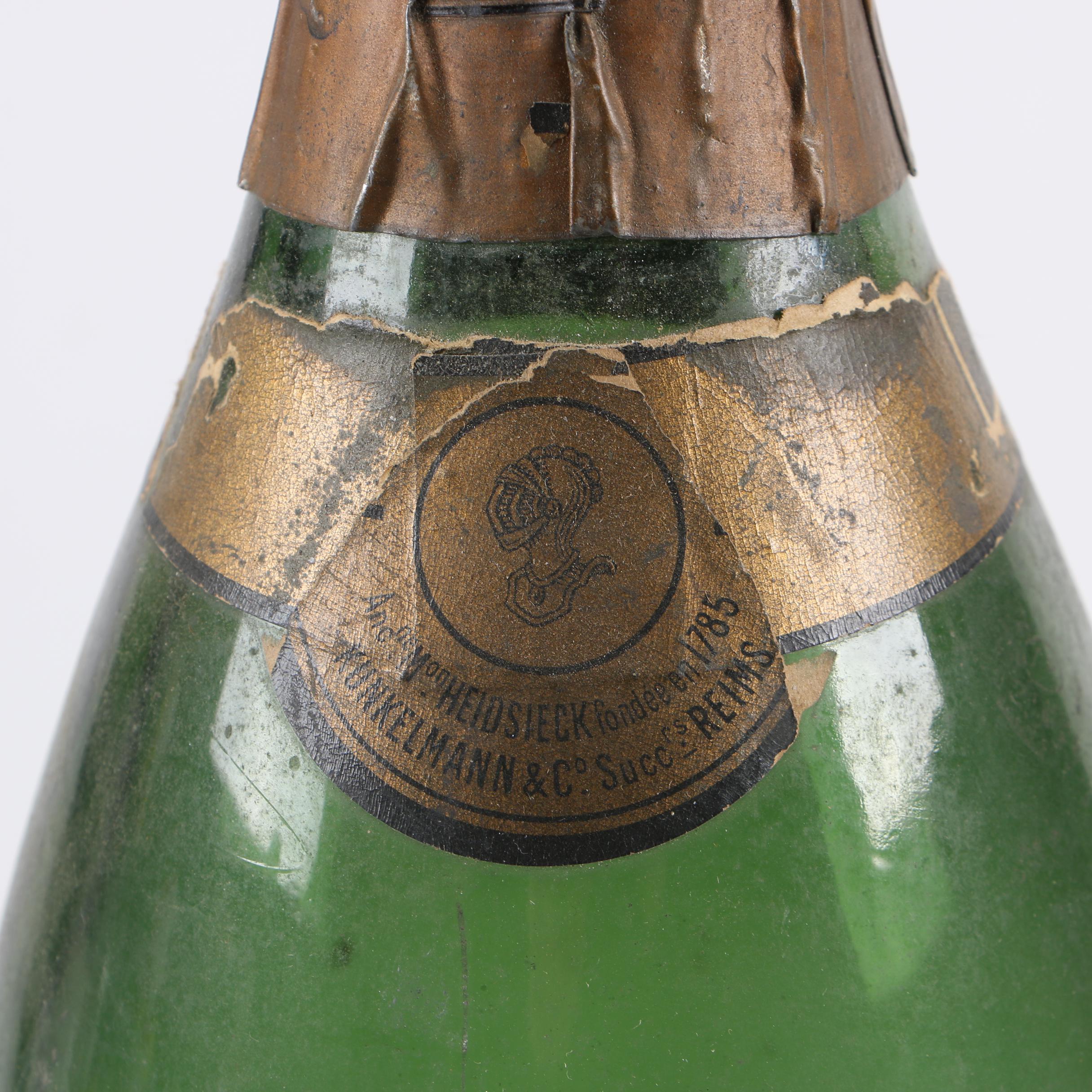 Piper-Heidsieck and Mumm Gordon Rouge Champagne Bottles
