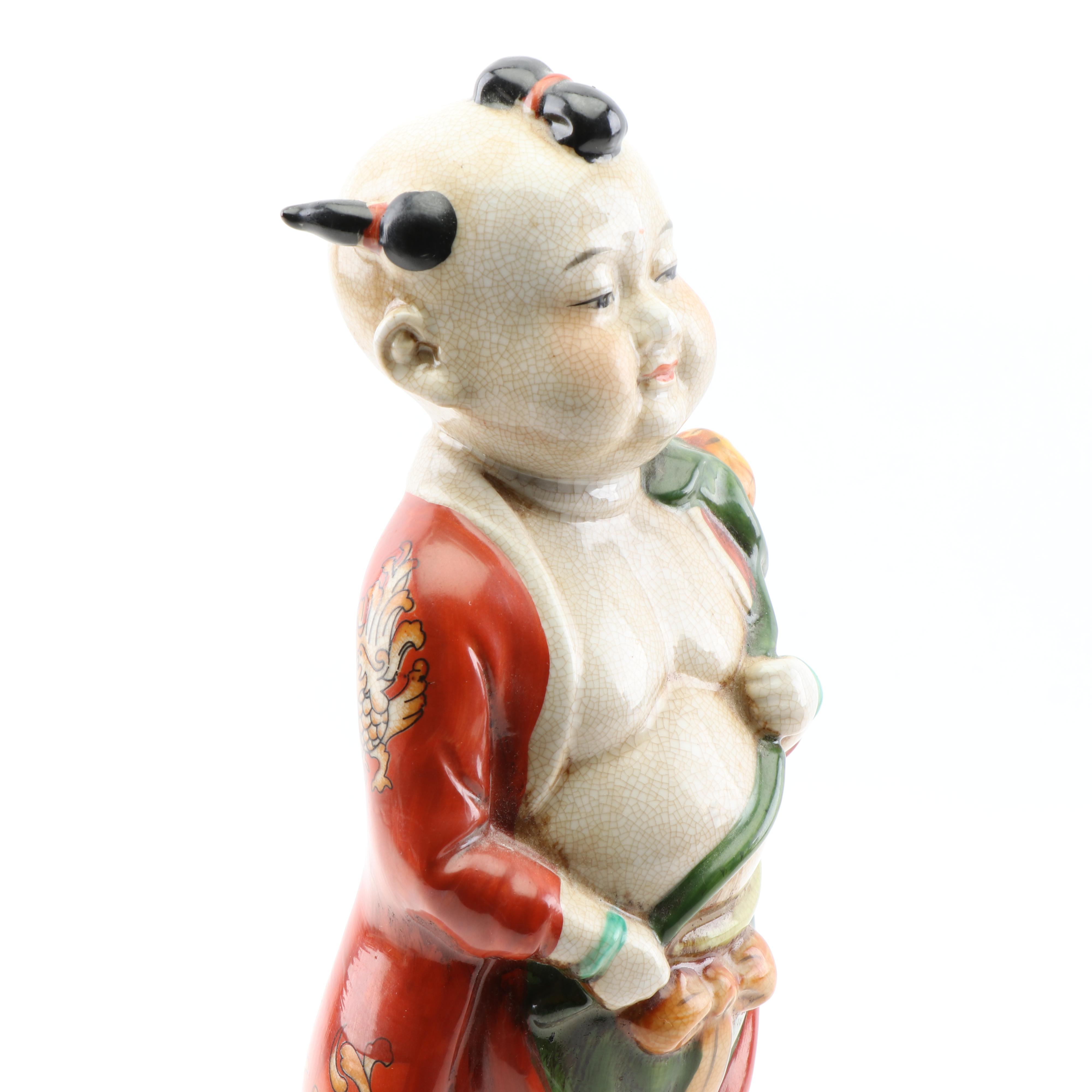 Chinese Inspired Ceramic Figurines