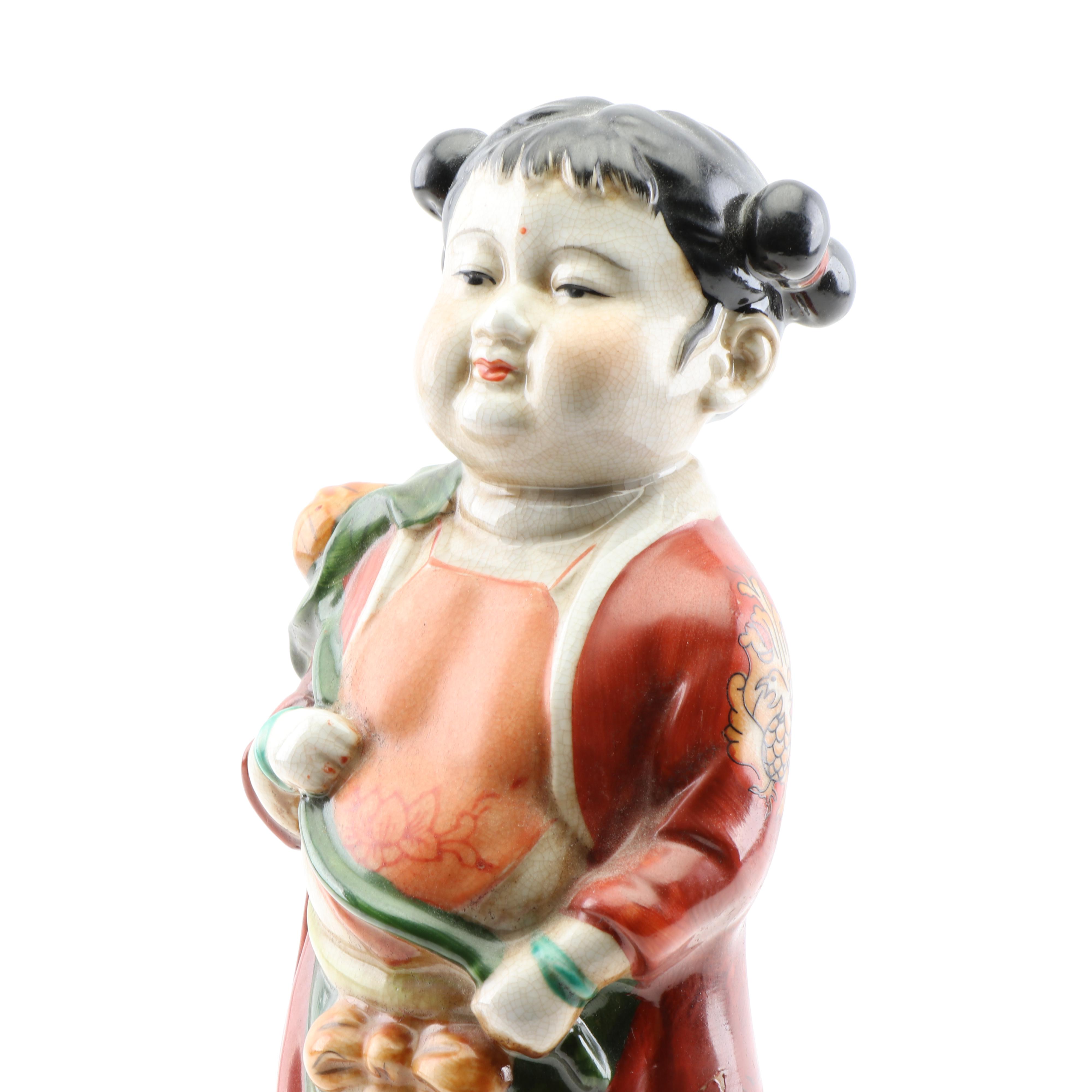 Chinese Inspired Ceramic Figurines