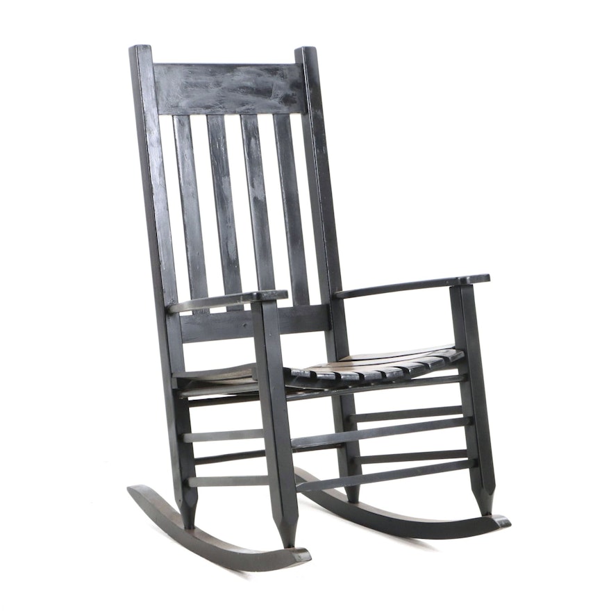 Over-Sized Mission Style Rocking Chair