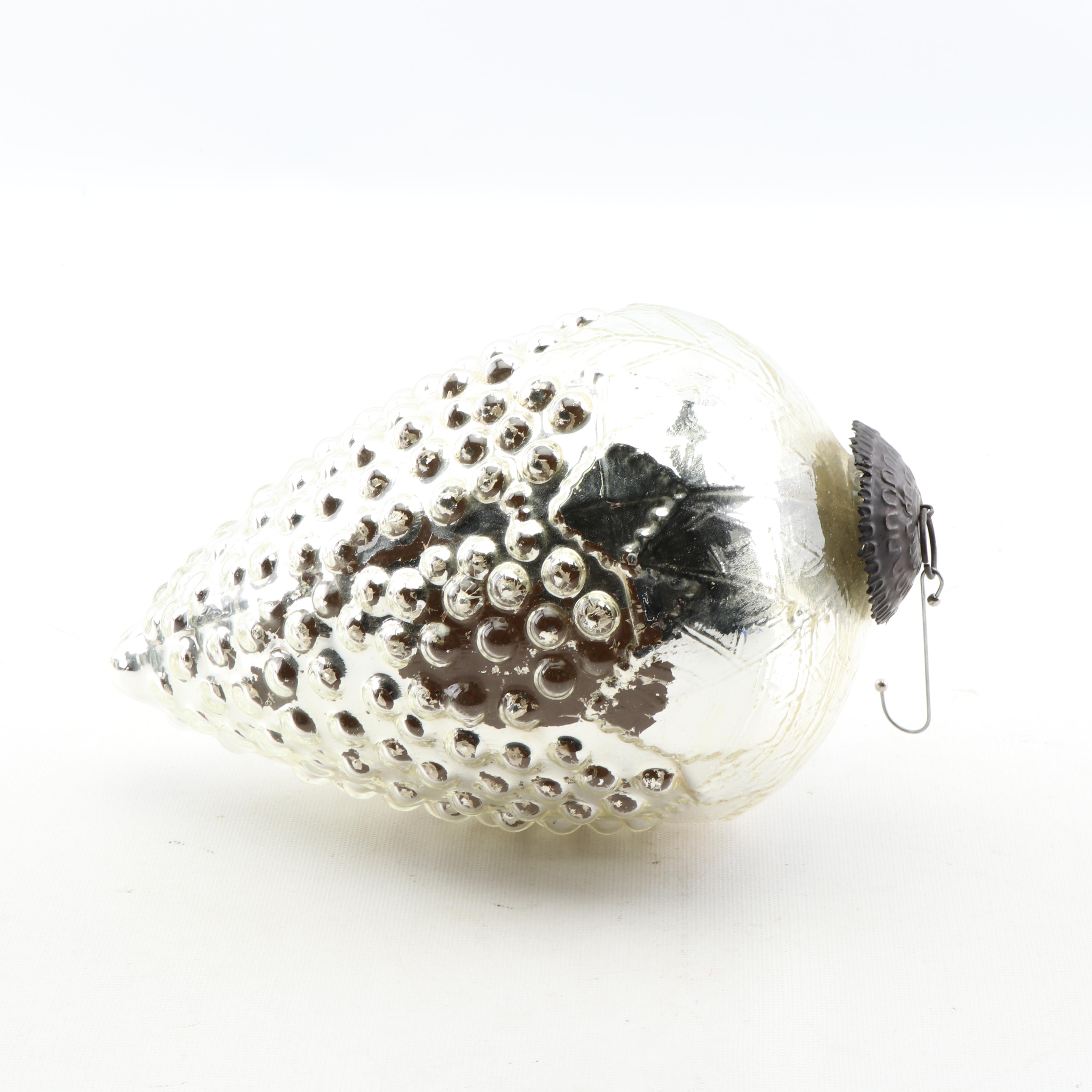 Mercury Glass Kugel Ornaments, Late 19th/Early 20th Century