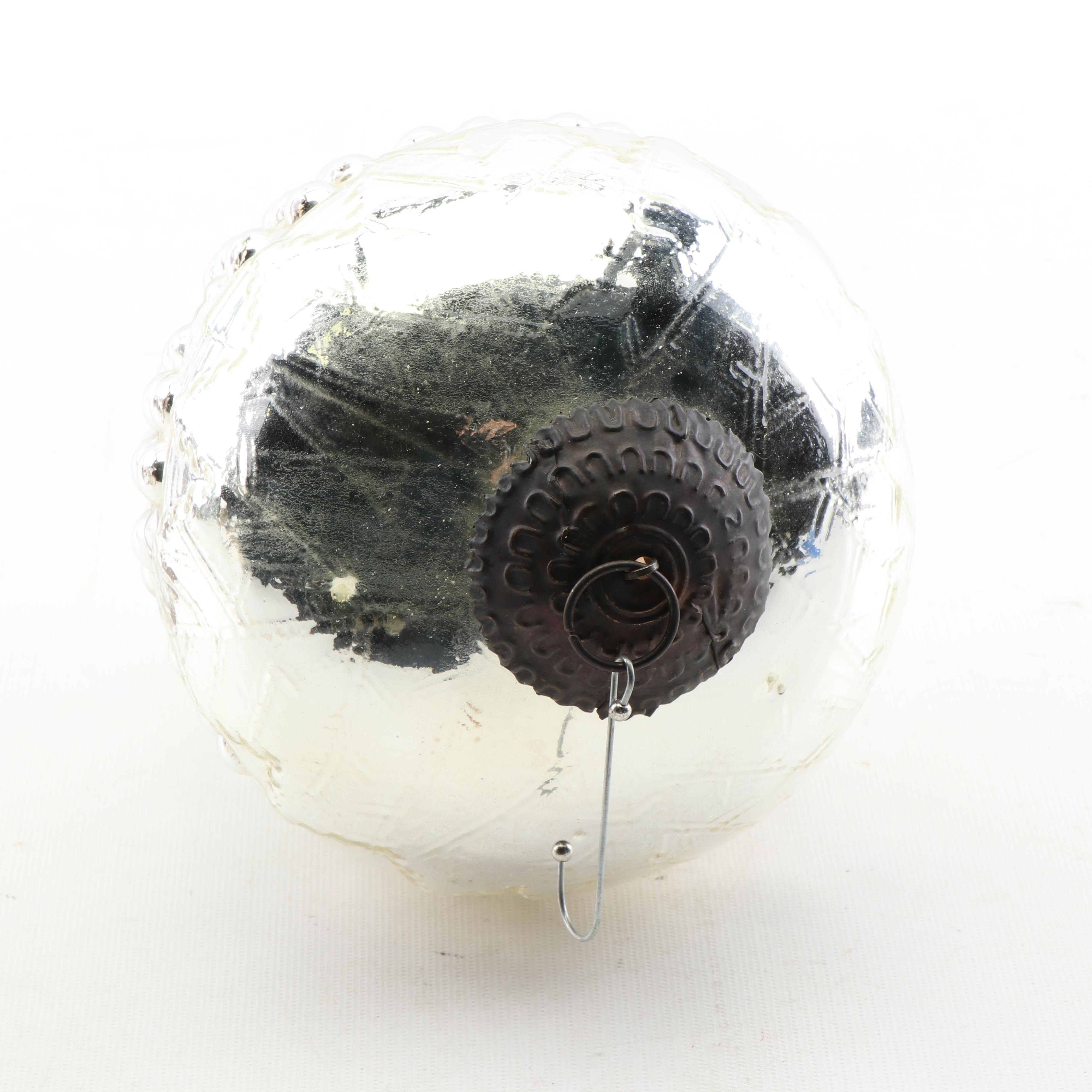 Mercury Glass Kugel Ornaments, Late 19th/Early 20th Century