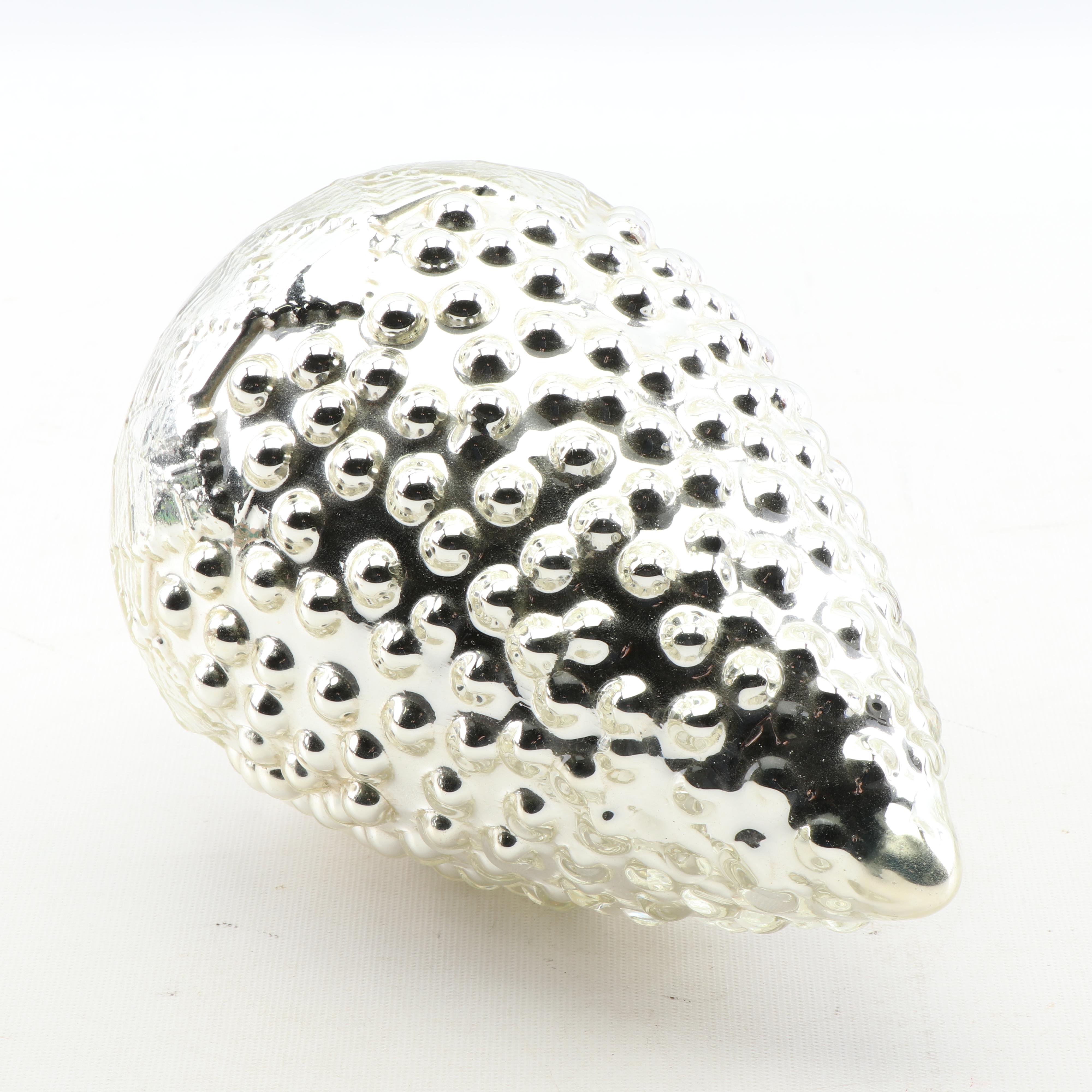 Mercury Glass Kugel Ornaments, Late 19th/Early 20th Century