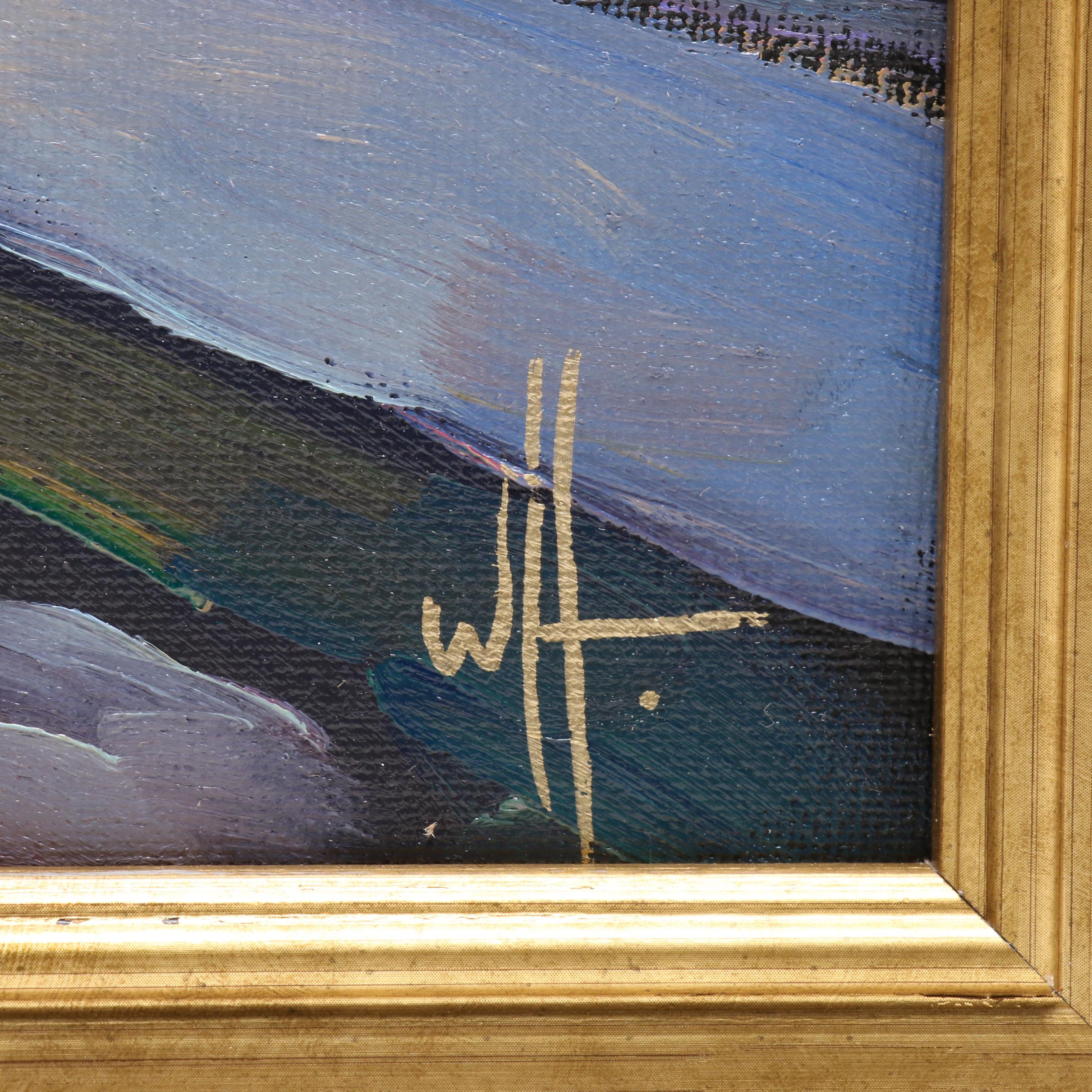 William Hawkins Landscape Oil Painting