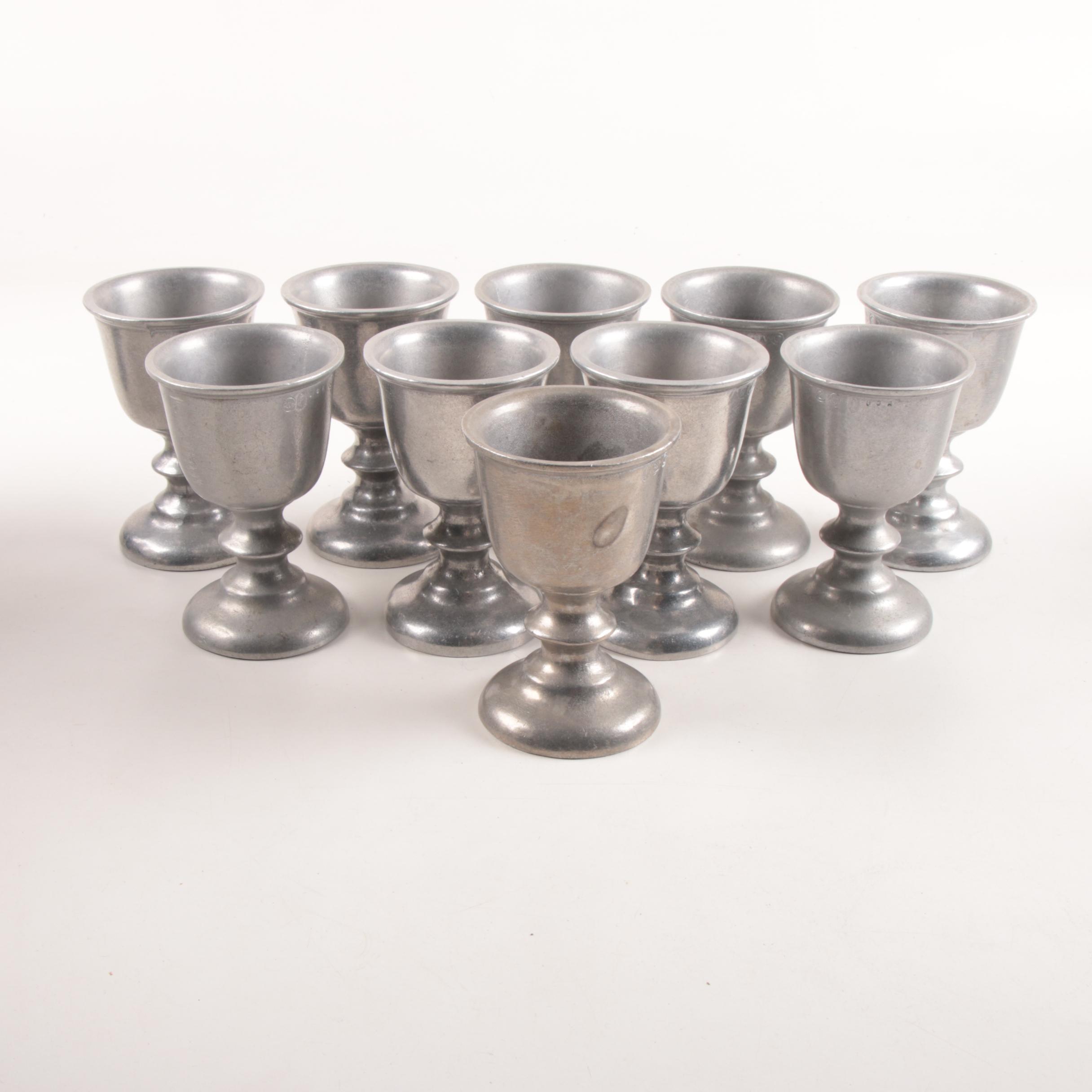 Wilton Armetale and Pewter Goblets
