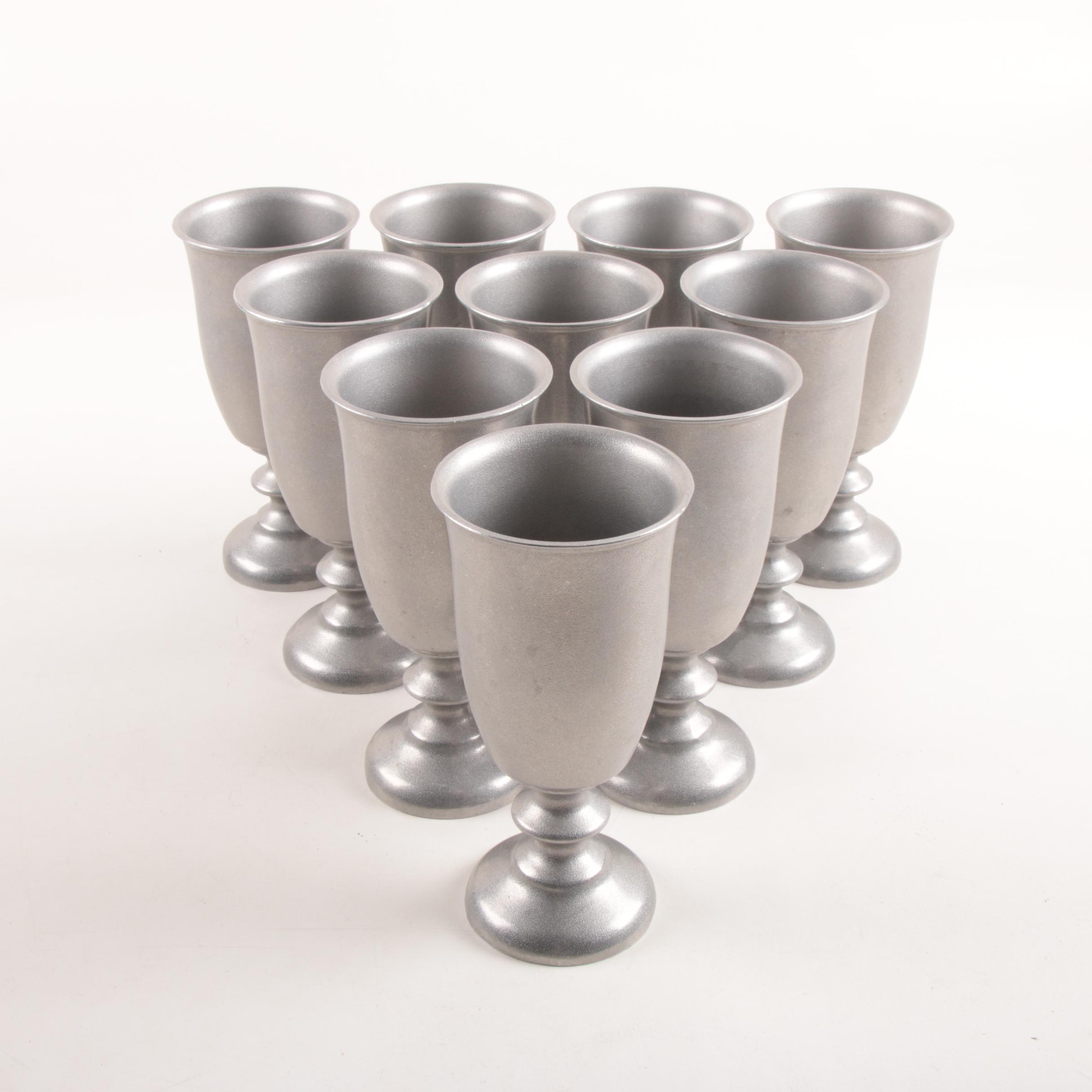 Wilton Armetale and Pewter Goblets