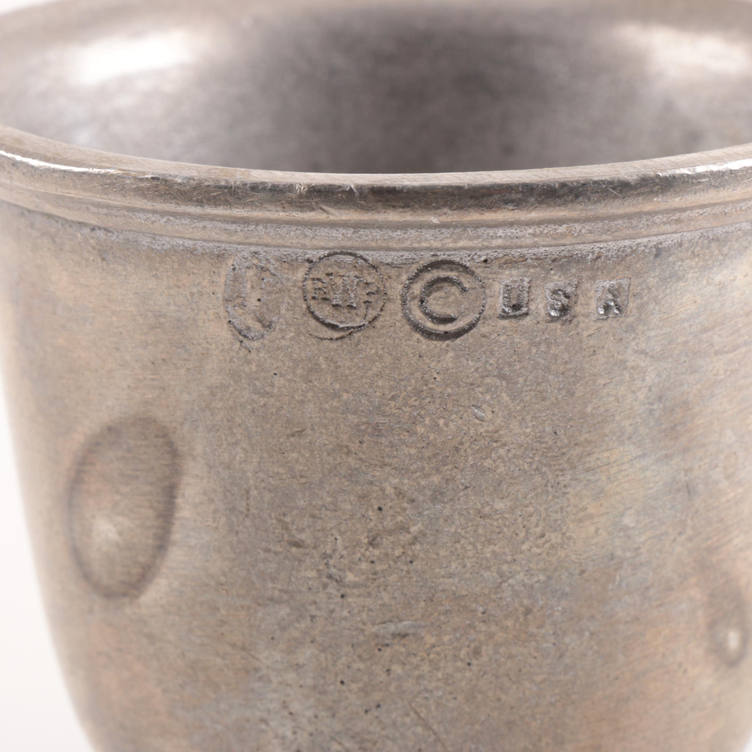 Wilton Armetale and Pewter Goblets