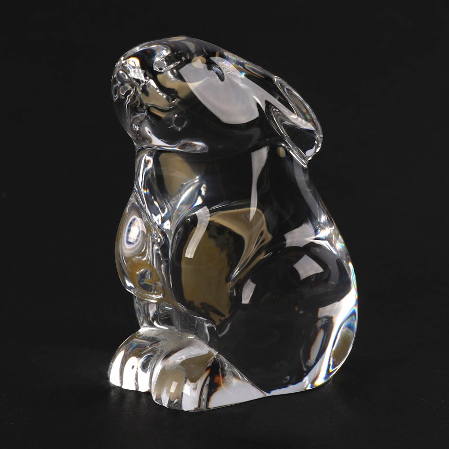 Baccarat Crystal Rabbit Hand Cooler