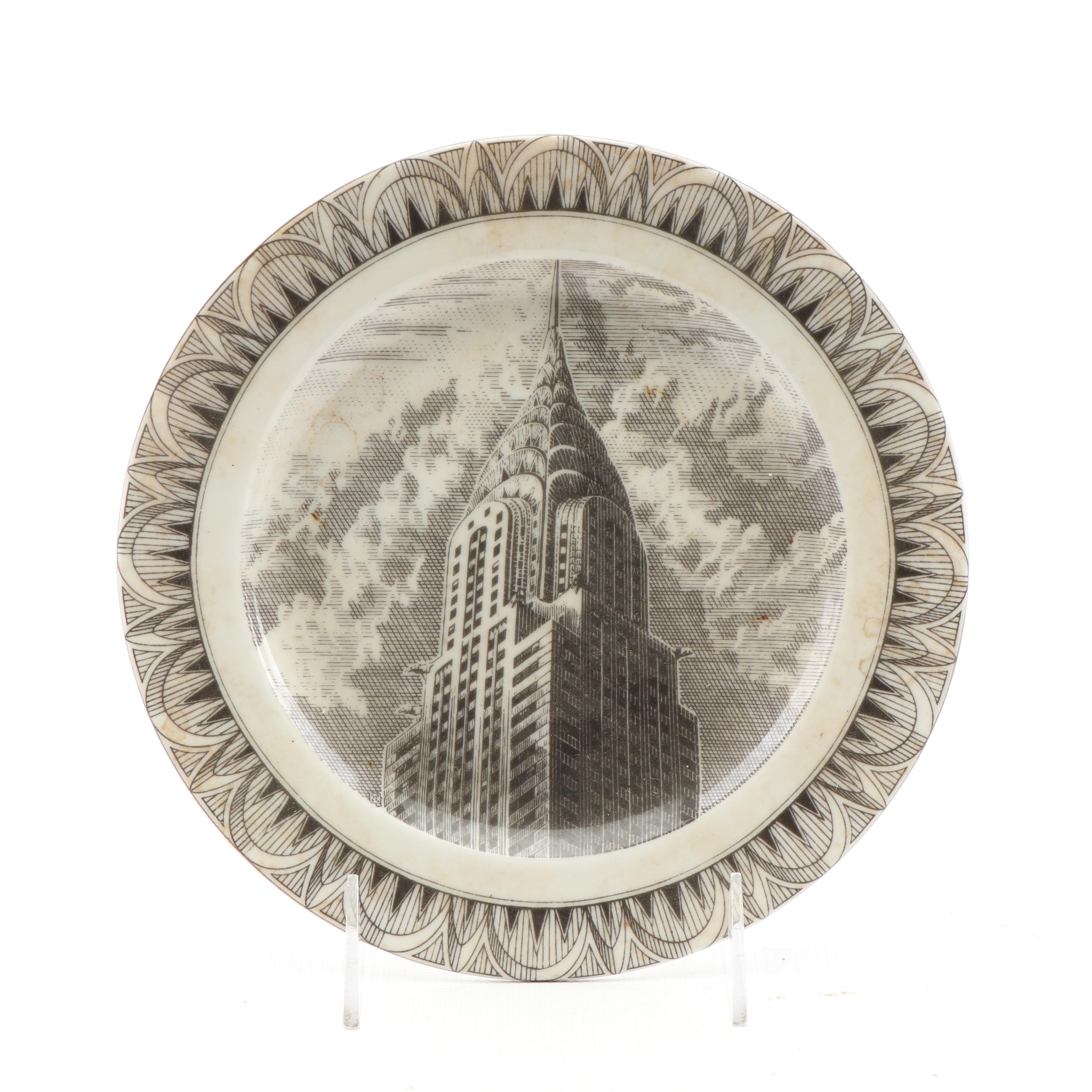 222 Fifth "Slice Of Life" Ceramic Salad and Dinner Plates