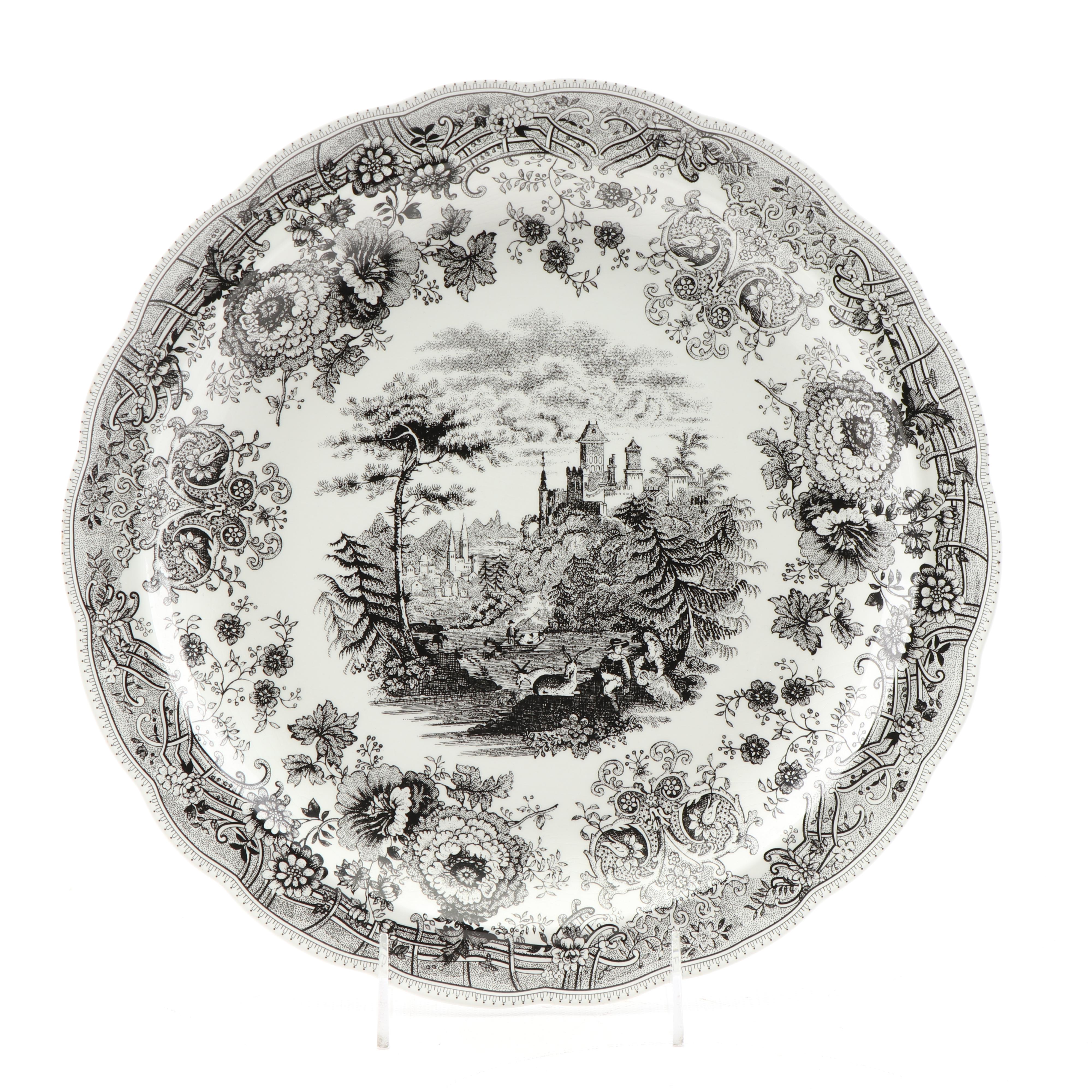 Kaldum & Bogle Dinner Plates with English Cups