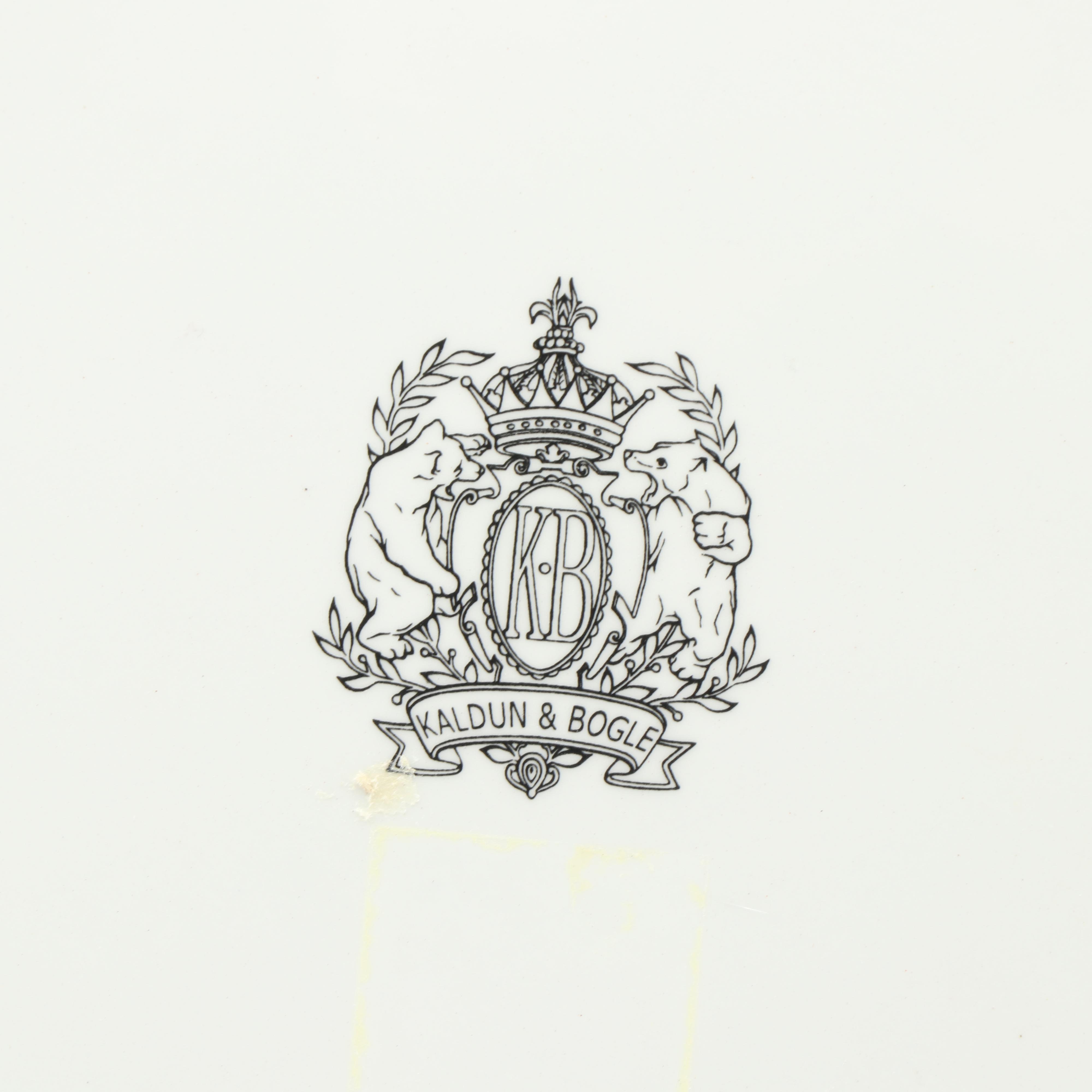 Kaldum & Bogle Dinner Plates with English Cups