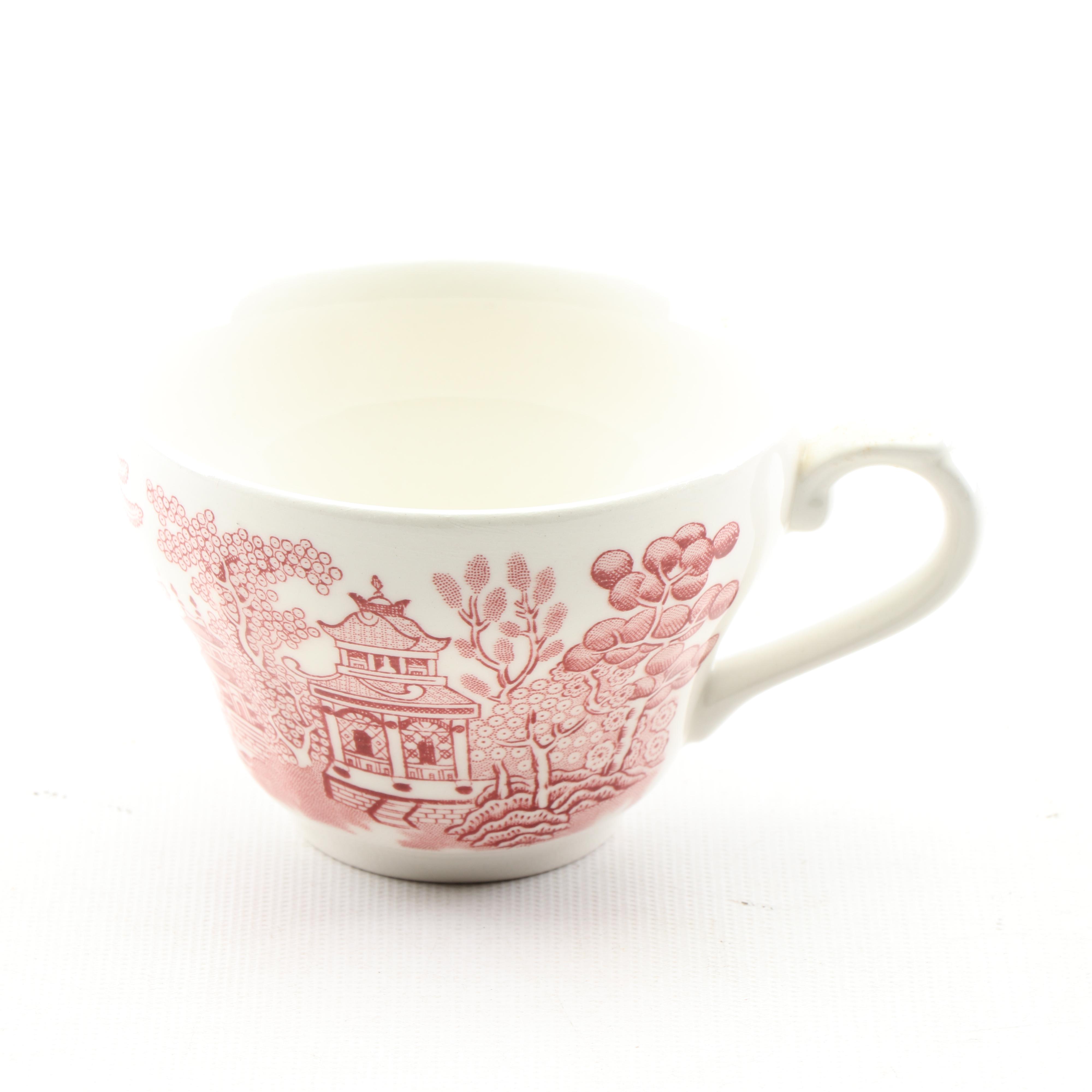 Kaldum & Bogle Dinner Plates with English Cups