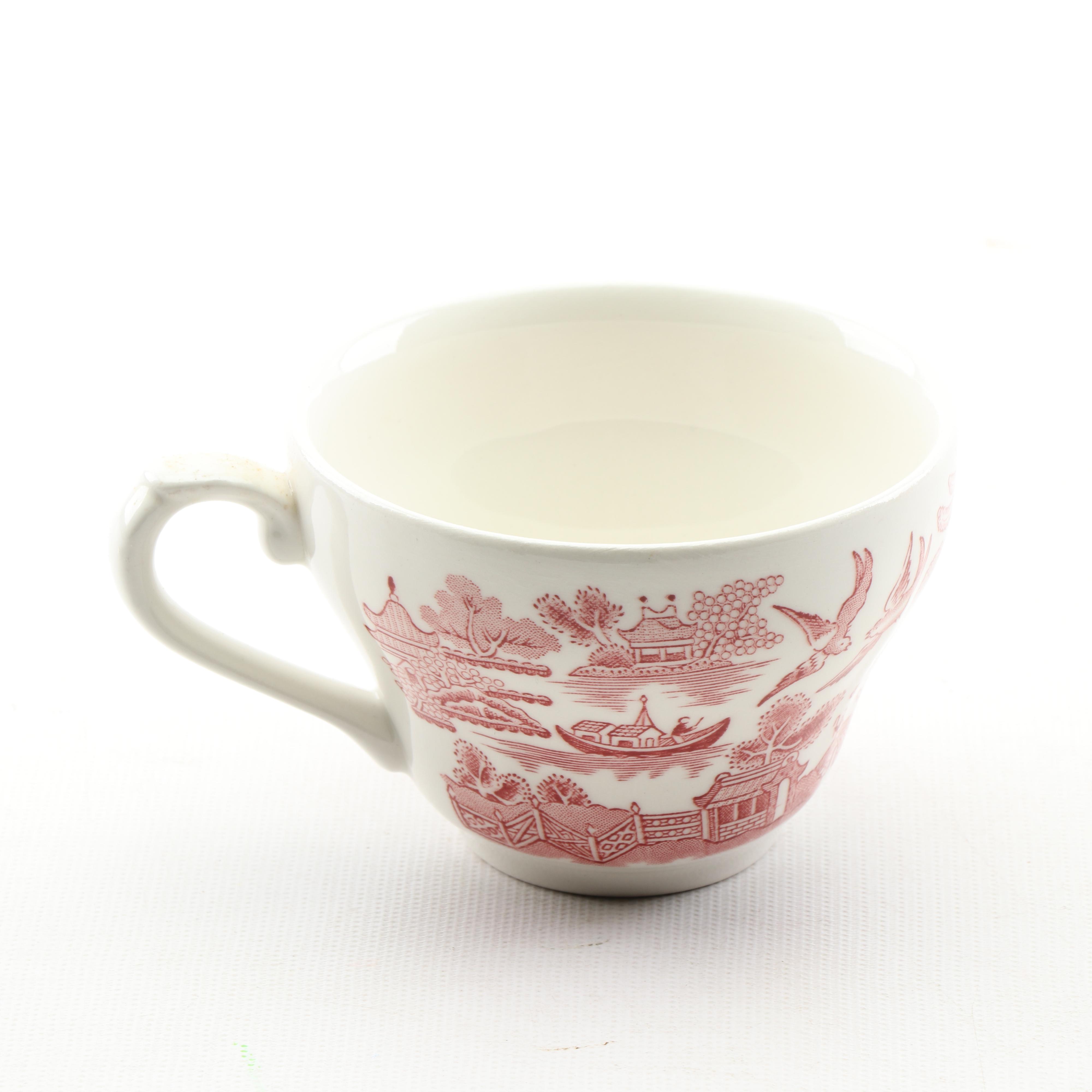 Kaldum & Bogle Dinner Plates with English Cups