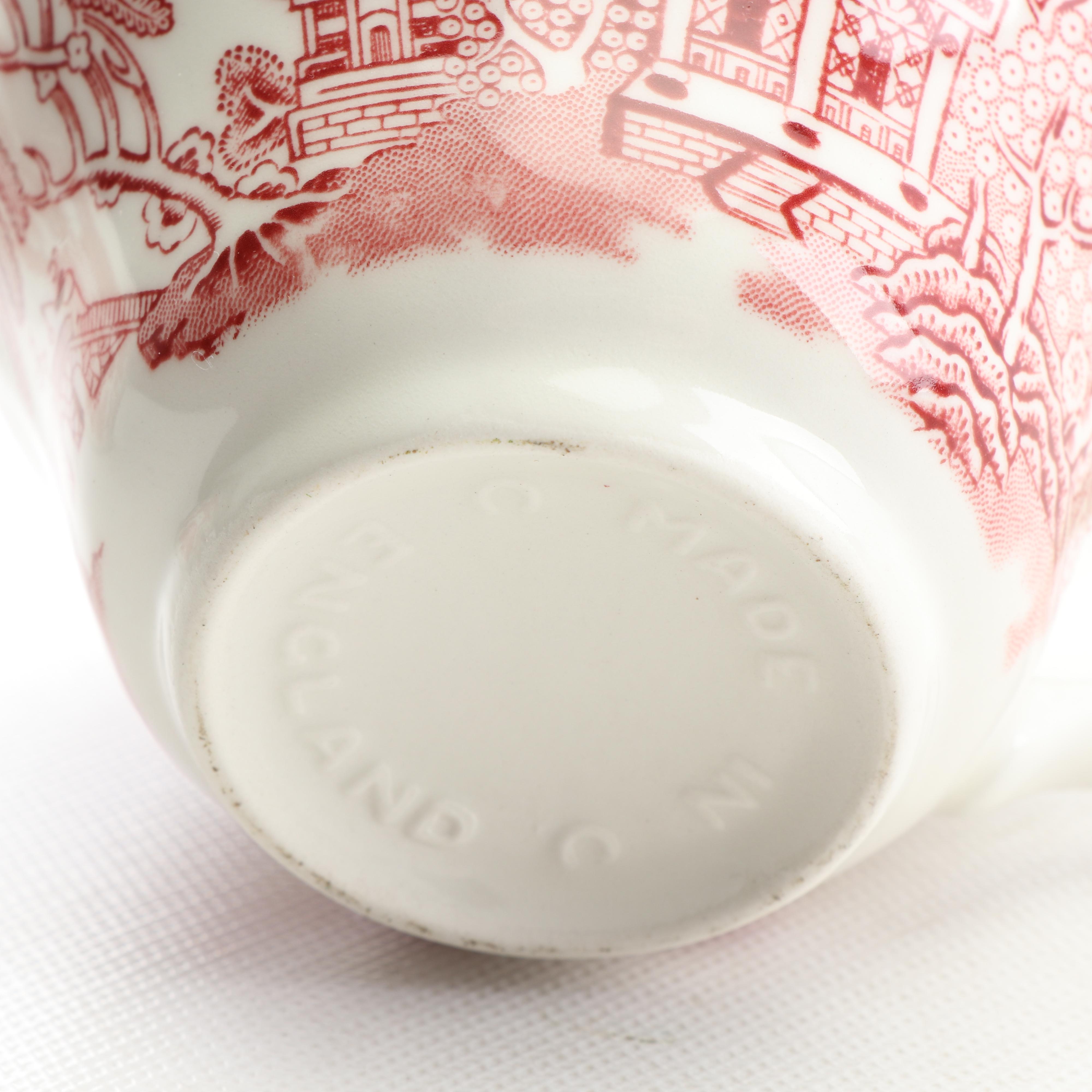 Kaldum & Bogle Dinner Plates with English Cups