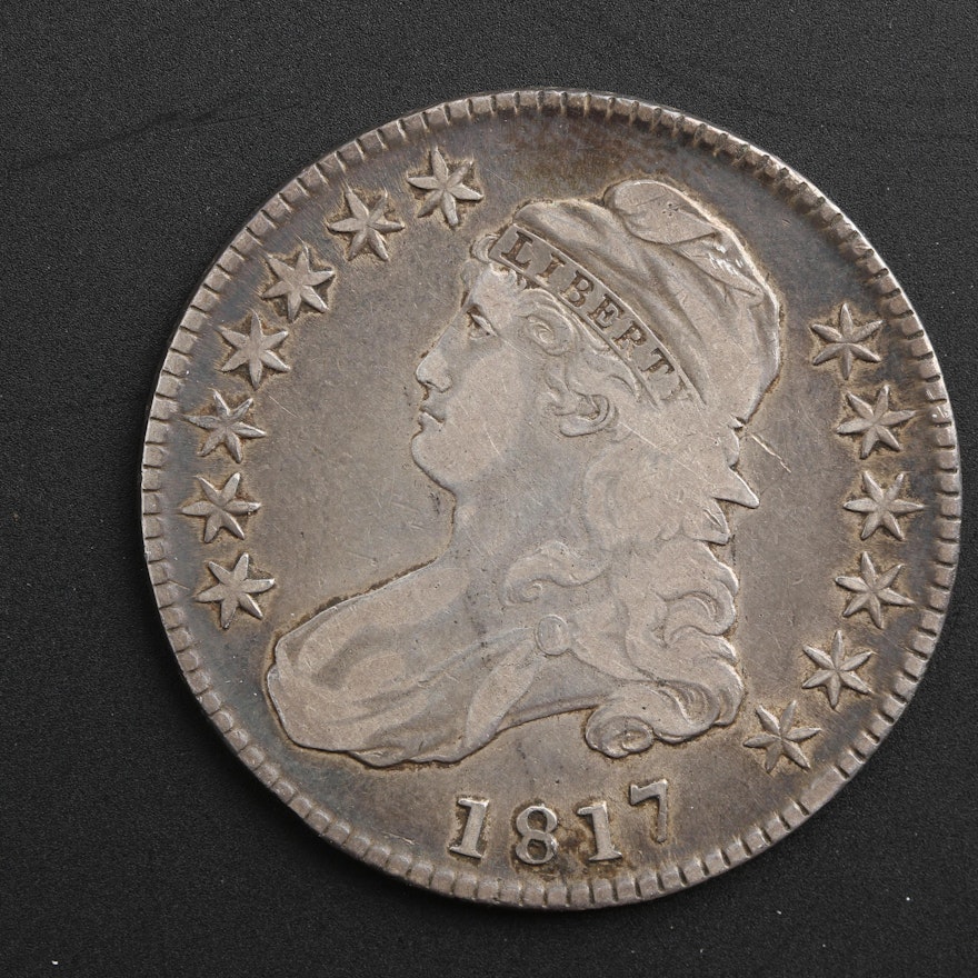 1817 Capped Bust Silver Half Dollar