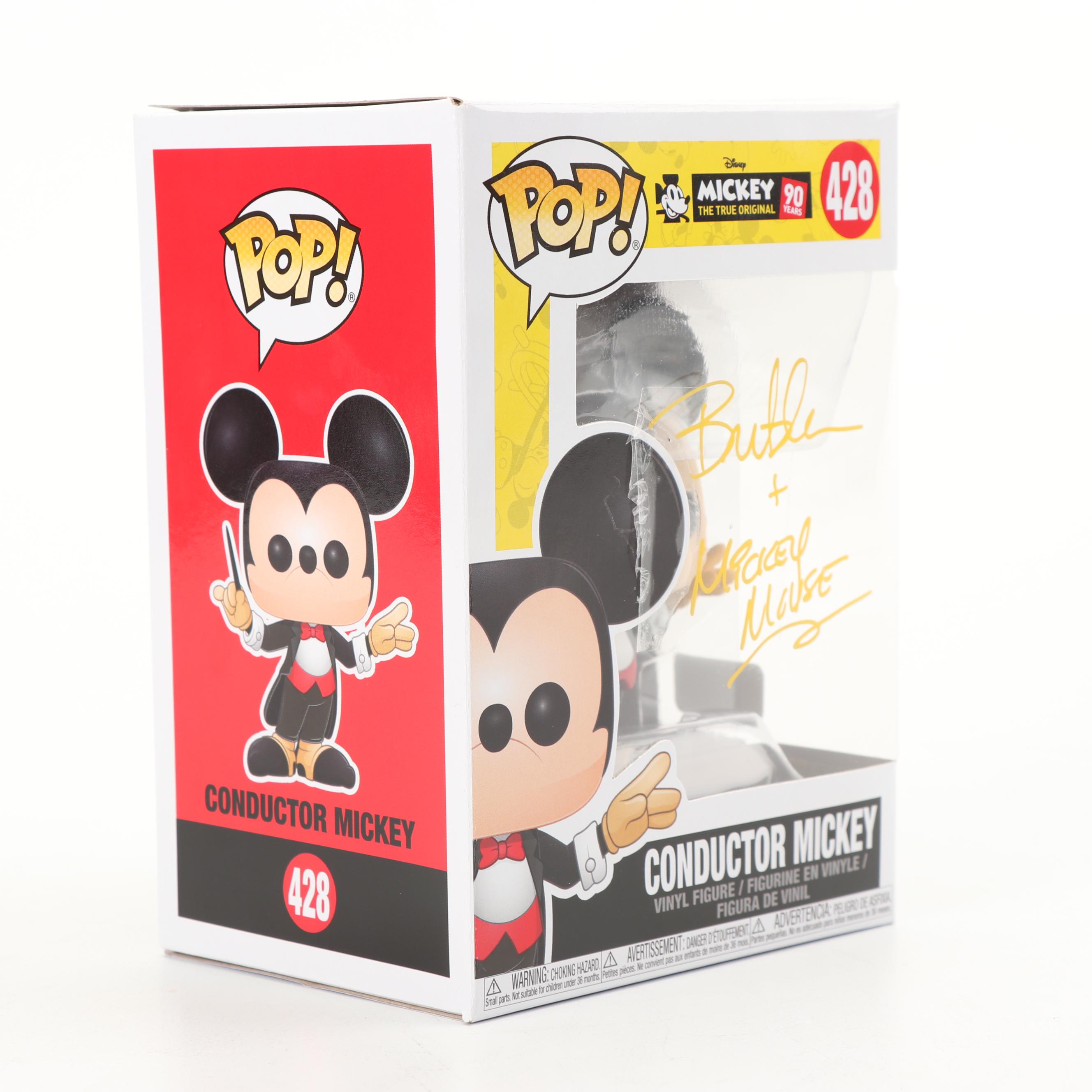 Bret Iwan Autographed "Conductor Mickey" Mickey Mouse Funko POP! Figure