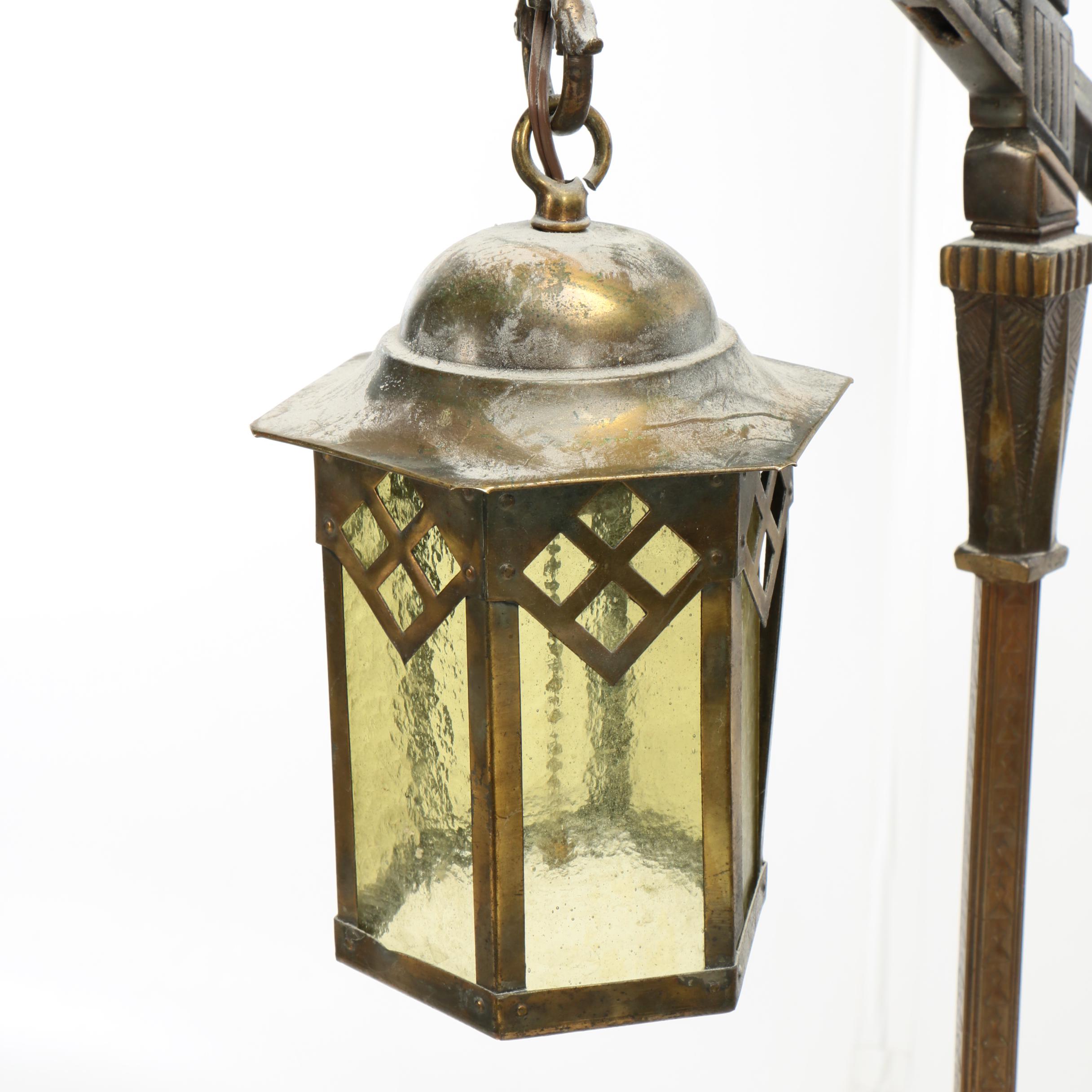 Art Deco Hanging Lantern Floor Lamps