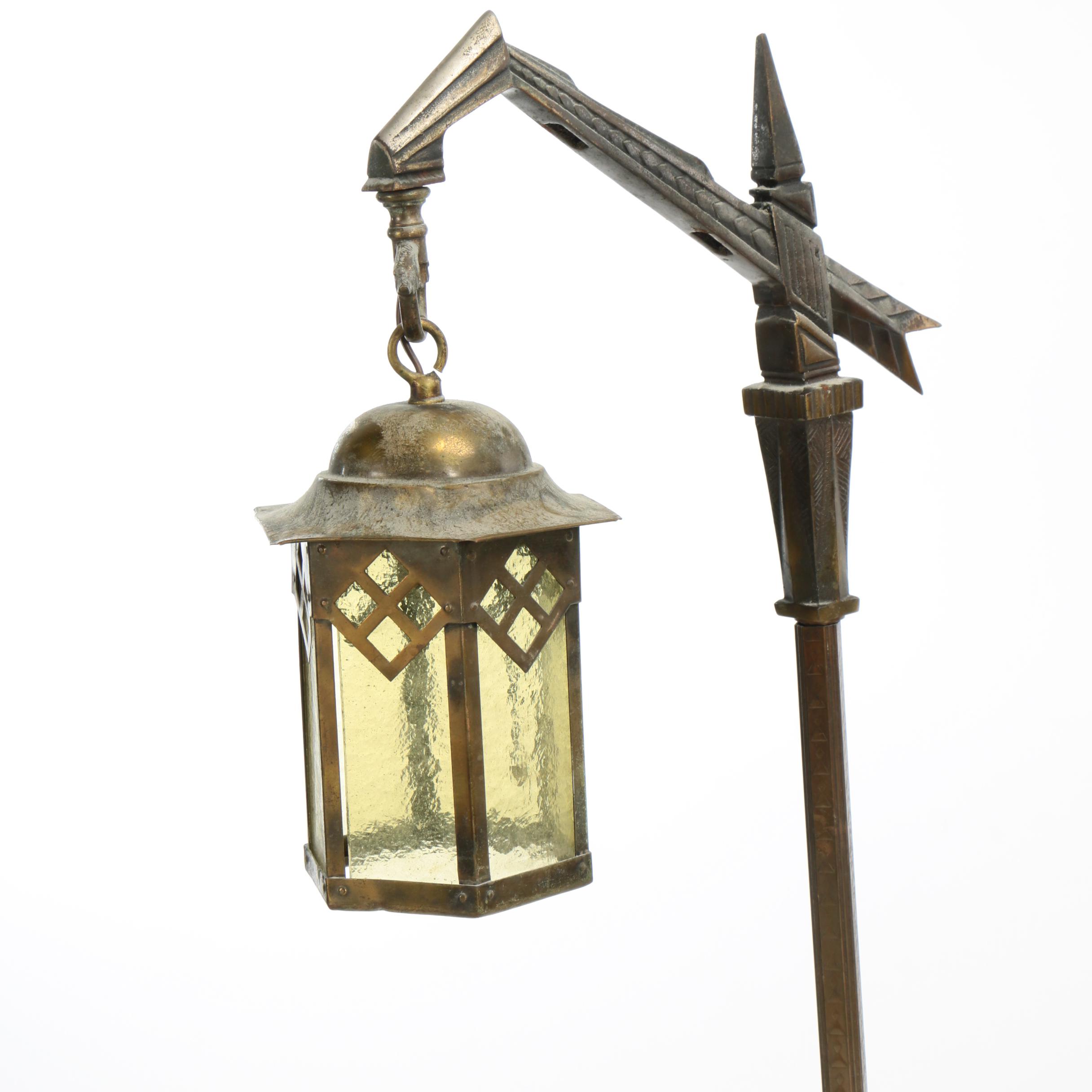 Art Deco Hanging Lantern Floor Lamps