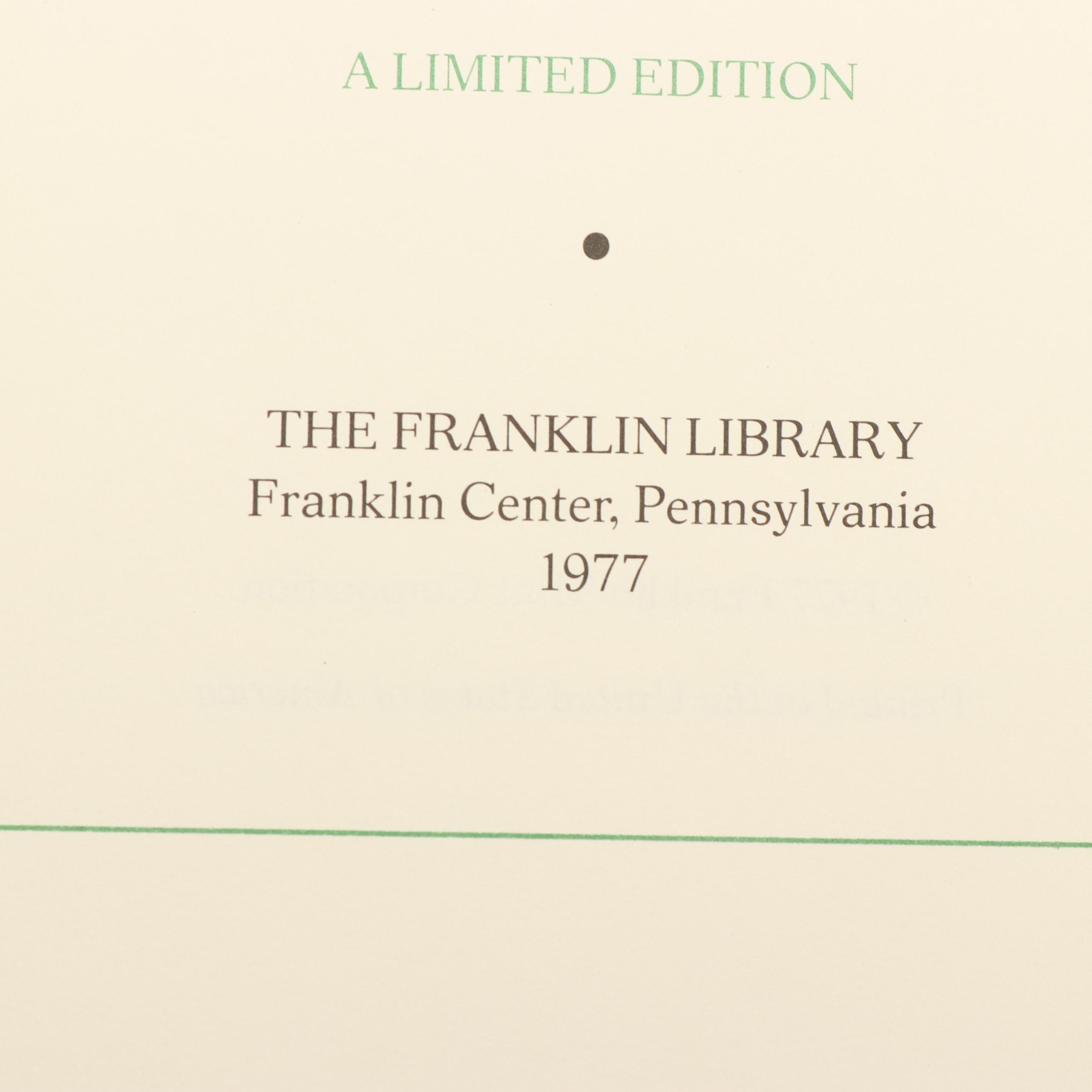 Franklin Library Editions of Classic Novels Including "Vanity Fair"