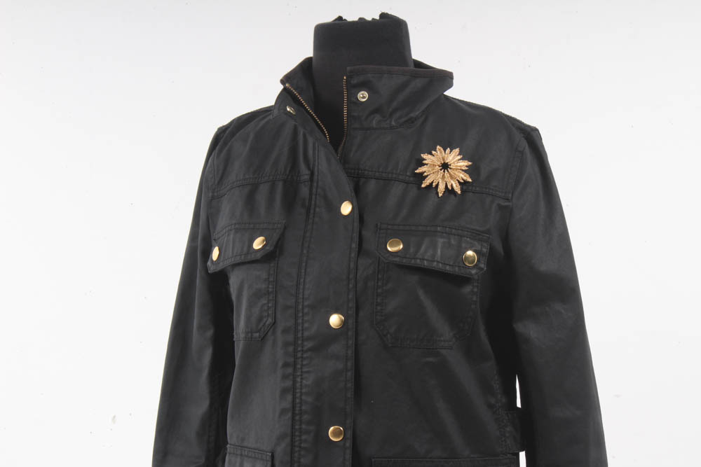 J. Crew Relaxed Boyfriend Black Field Jacket