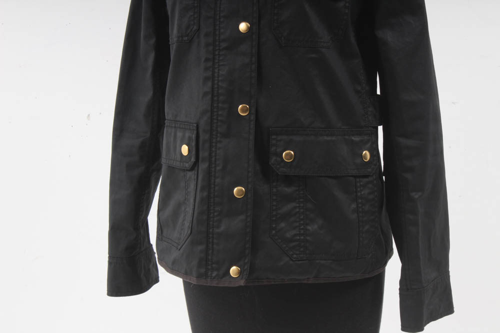 J. Crew Relaxed Boyfriend Black Field Jacket