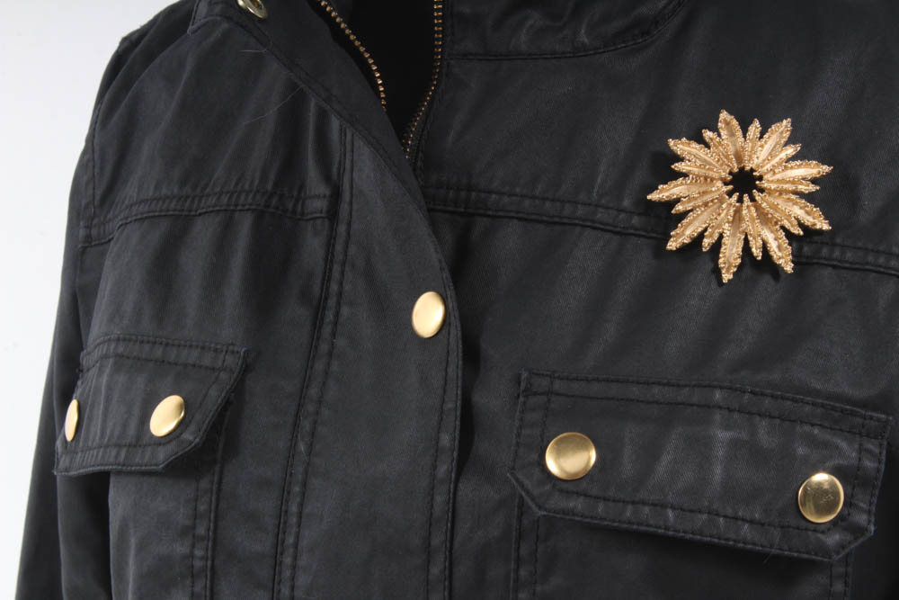 J. Crew Relaxed Boyfriend Black Field Jacket