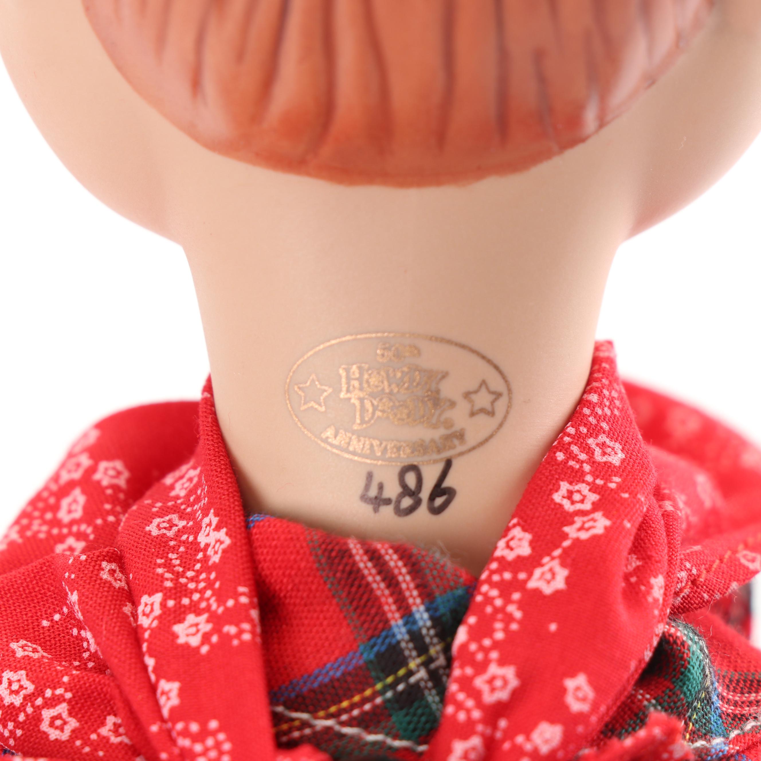 50th Anniversary "Howdy Doody" Porcelain Doll by Stanton Arts, 1998