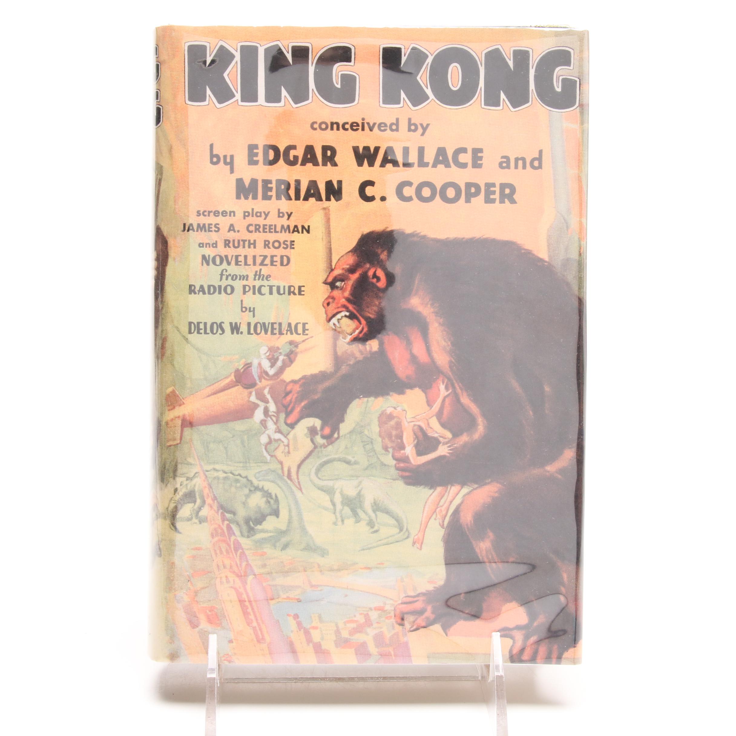 1932 First Edition "King Kong" Novelization with Facsimile Dust Jacket