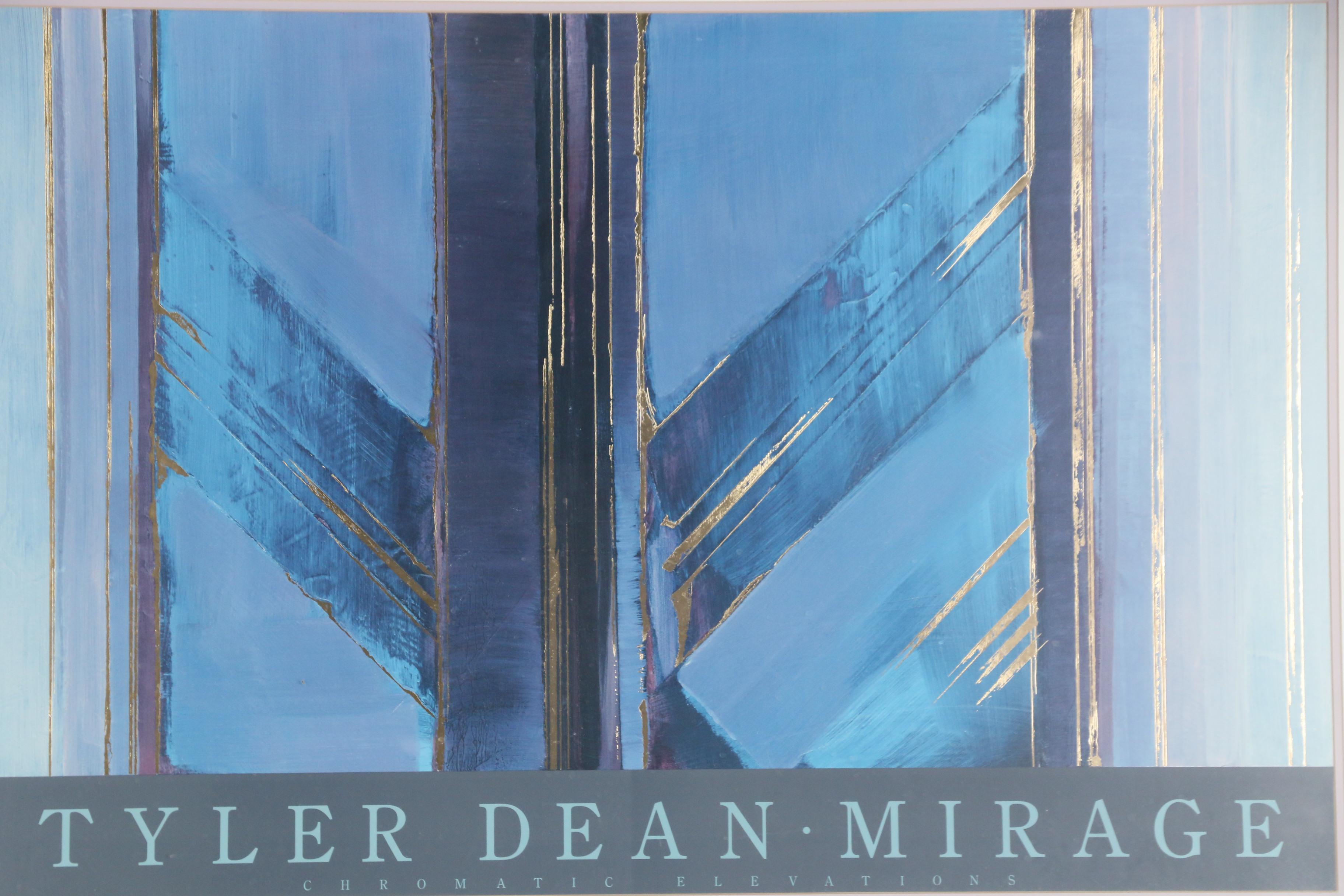 Offset Lithograph Exhibition Poster after Tyler Dean "Chromatic Elevations"